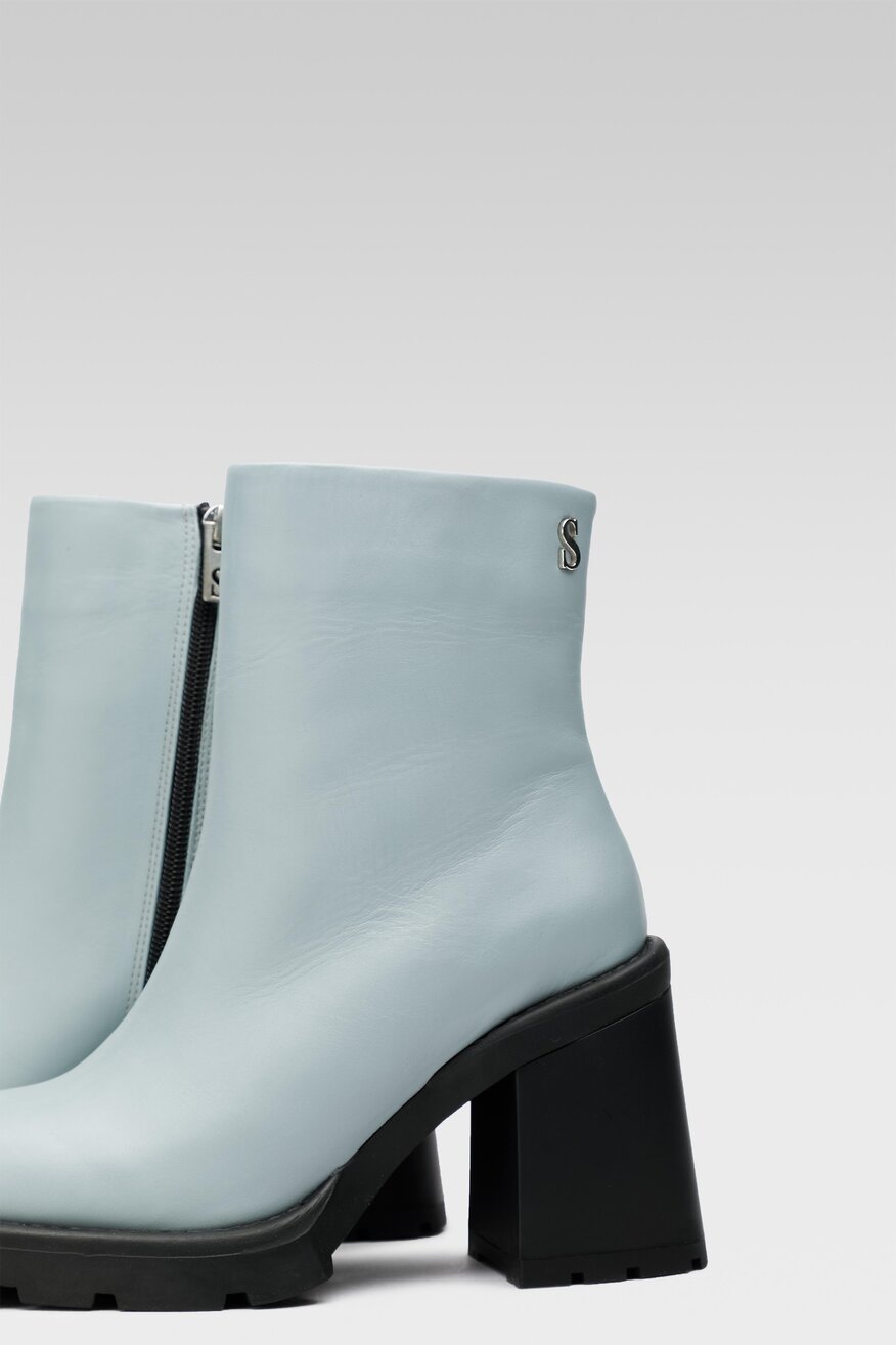 
                SIMPLE - Botki niebieskie - 2230029795382