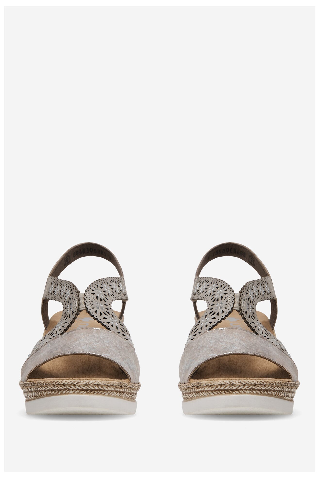 Szandál Rieker 61916-91 EZÜST