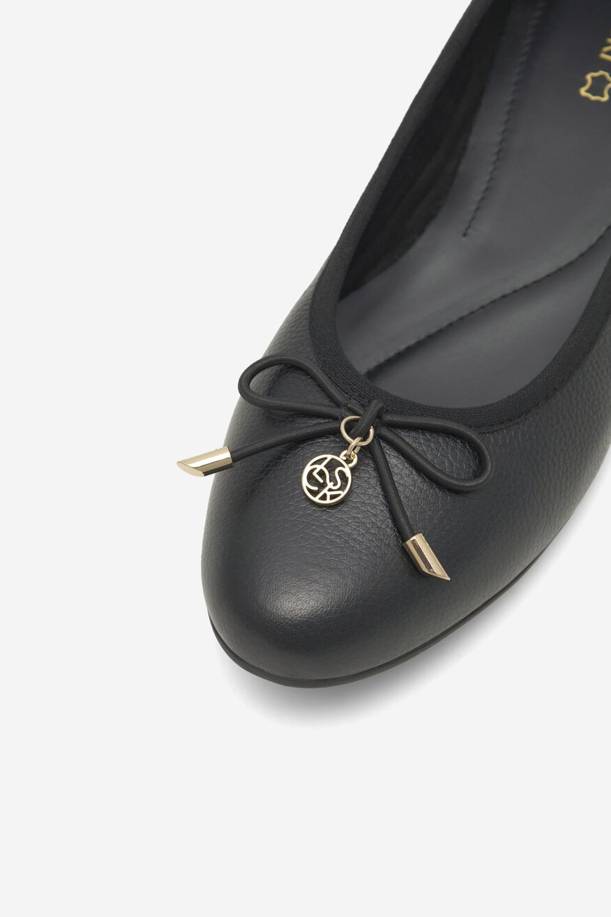 Lasocki - Baleriny skórzane - 5905588386605