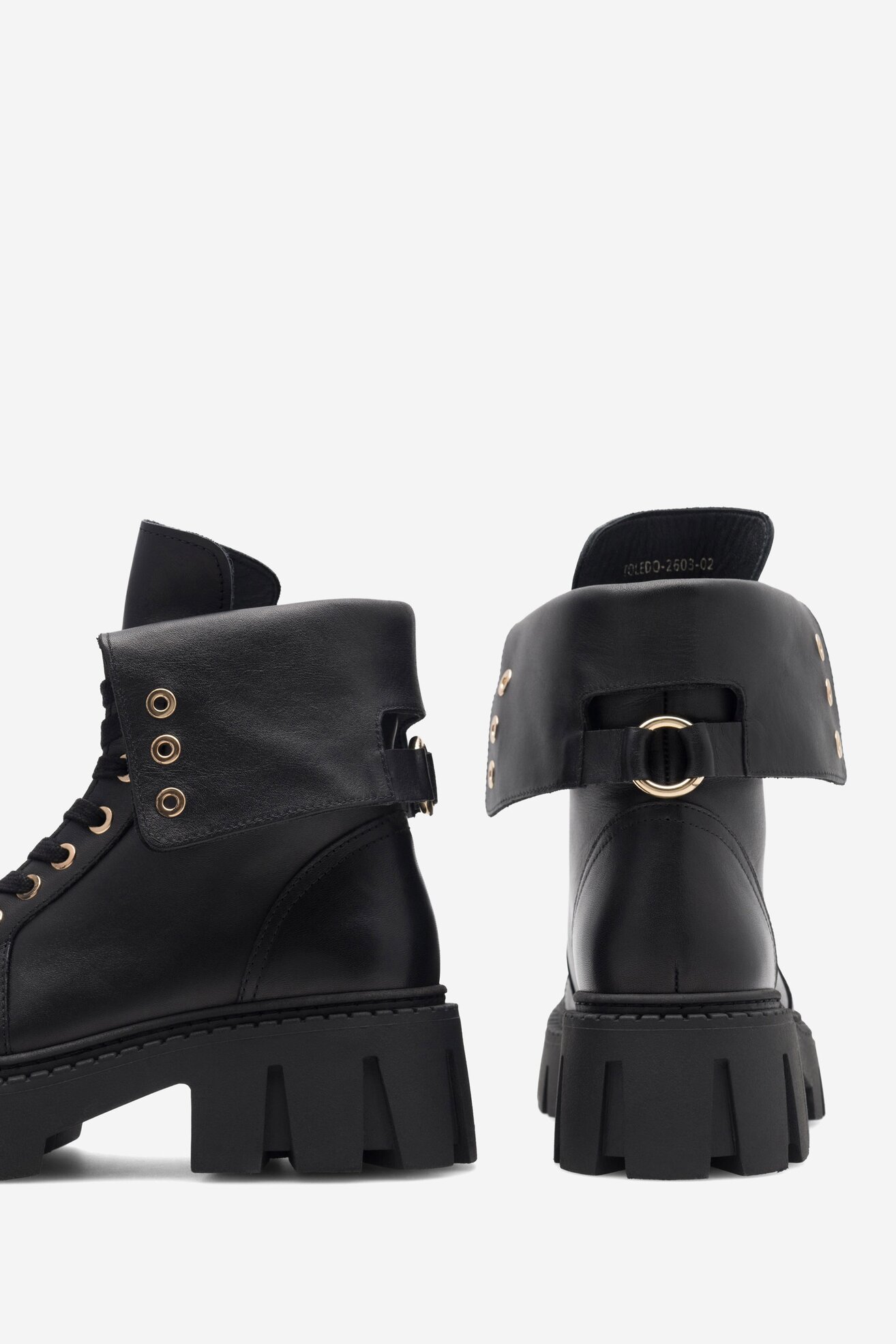 Bocanci EVA MINGE TOLEDO-2603-02 NEGRU