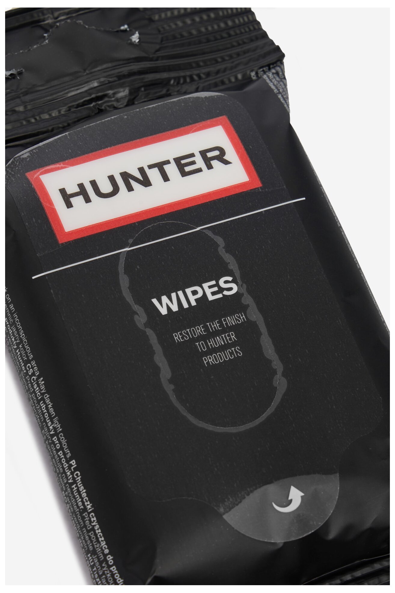 Cipőápoló HUNTER WIPES 15 PCS FEKETE