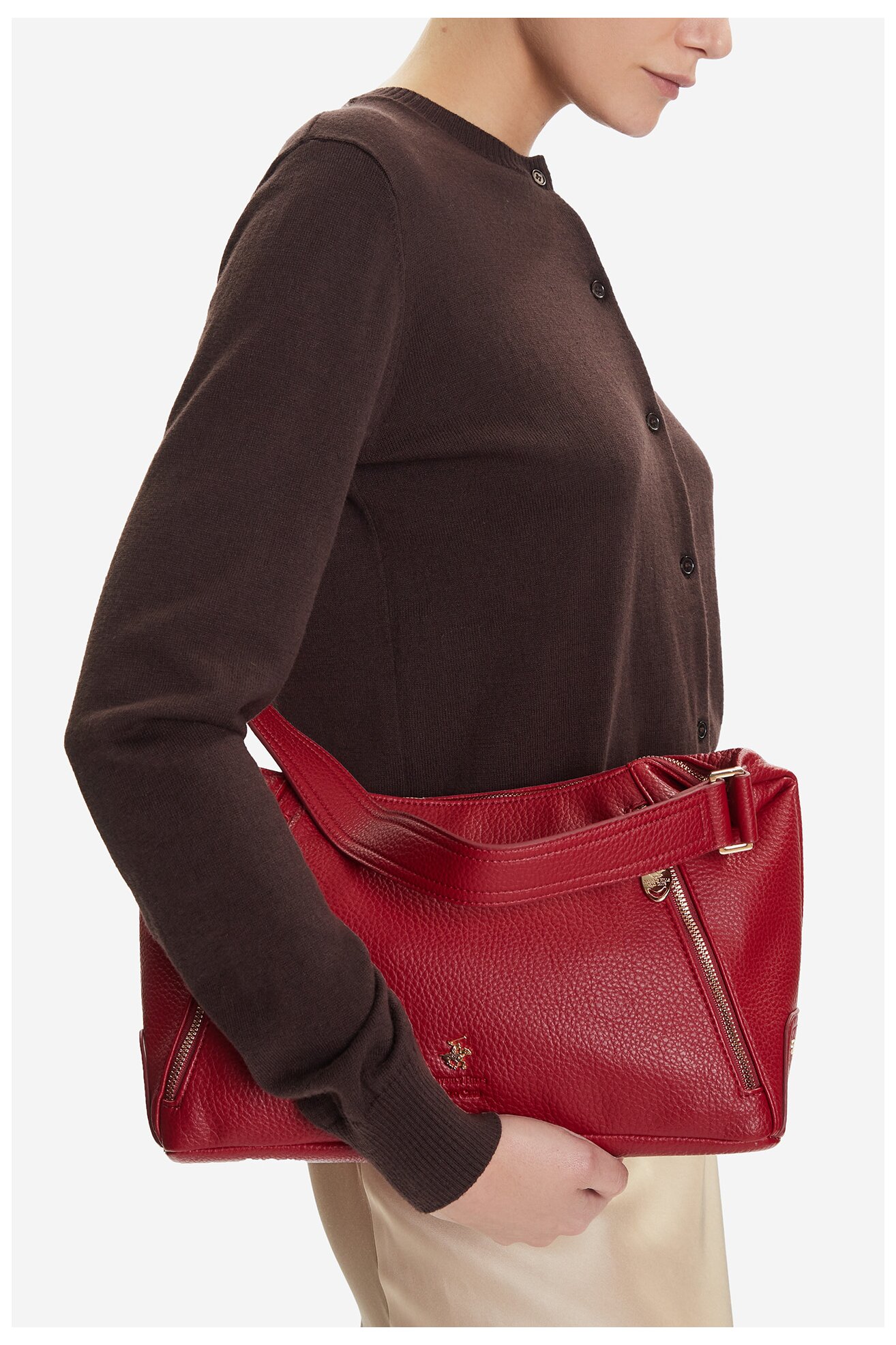 Kabelka Beverly Hills Polo Club CEO-BHPC-C-003-08 ČERVENÁ