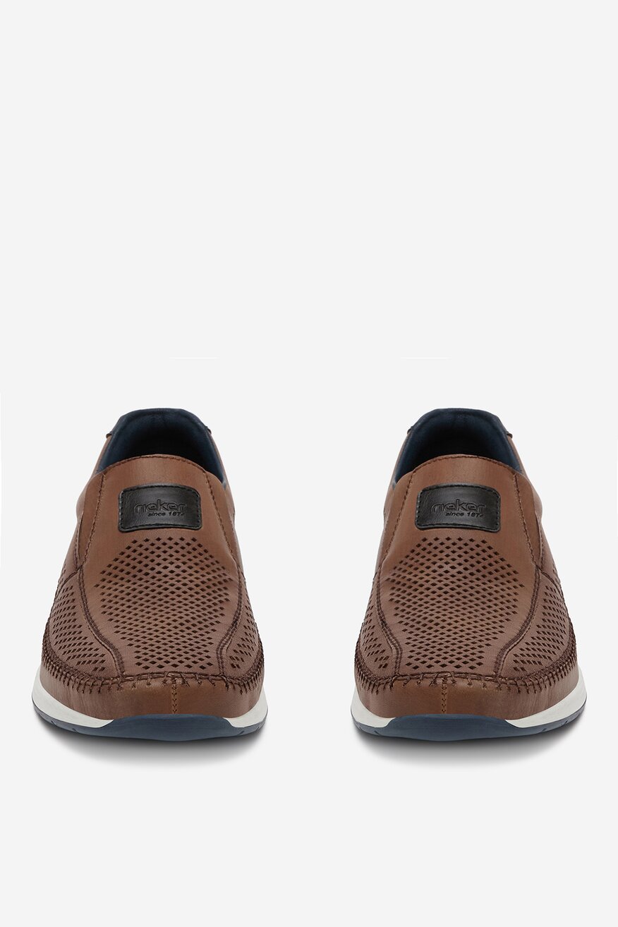 Polobotka Rieker HNĚDÁ - 2230078396493