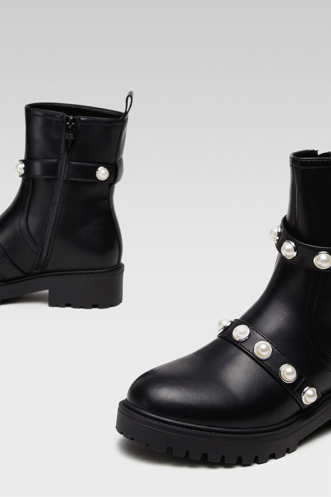 Botki DeeZee WS0903-01 Czarny