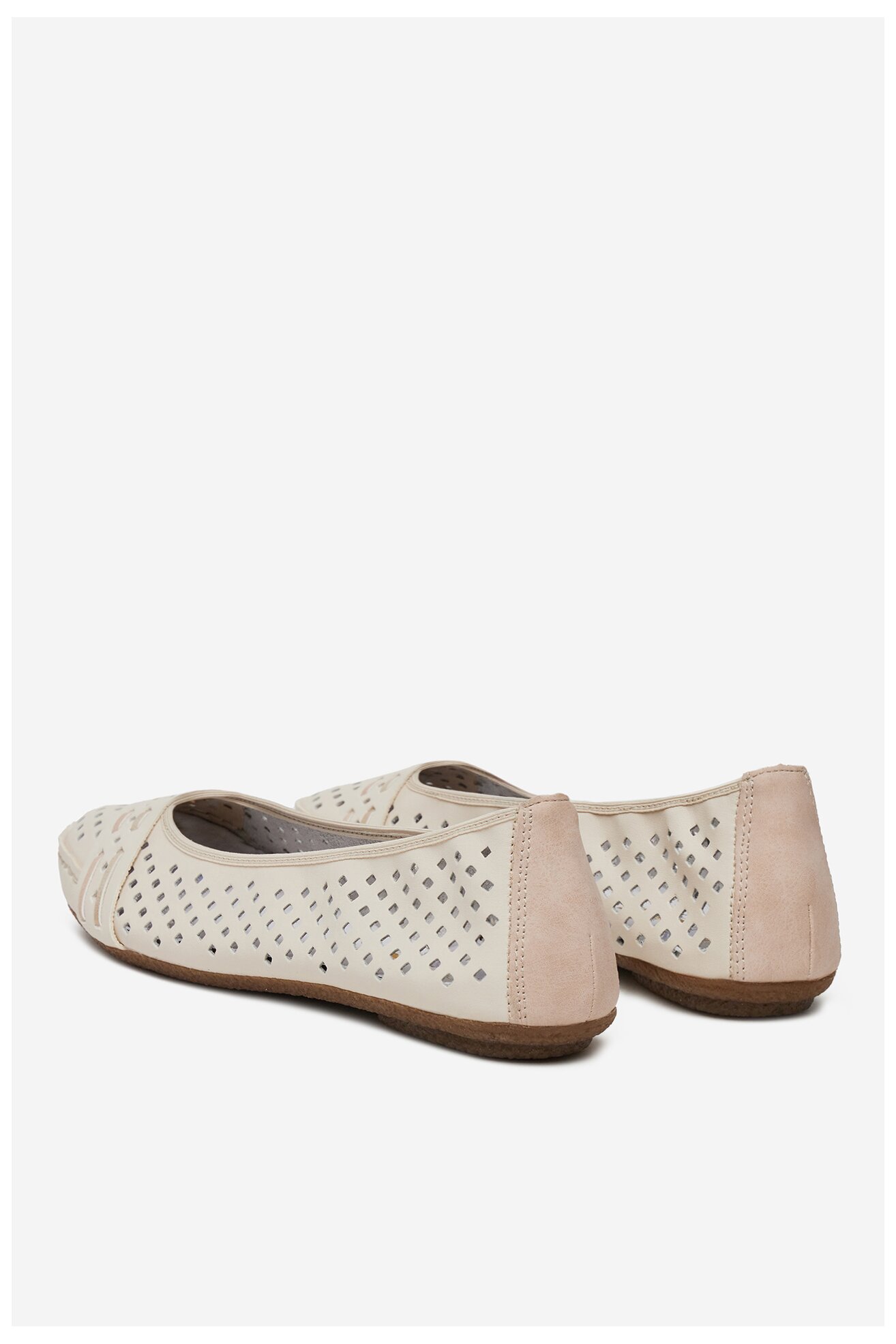 Baleriny Rieker CEO-41430-60 Beżowy