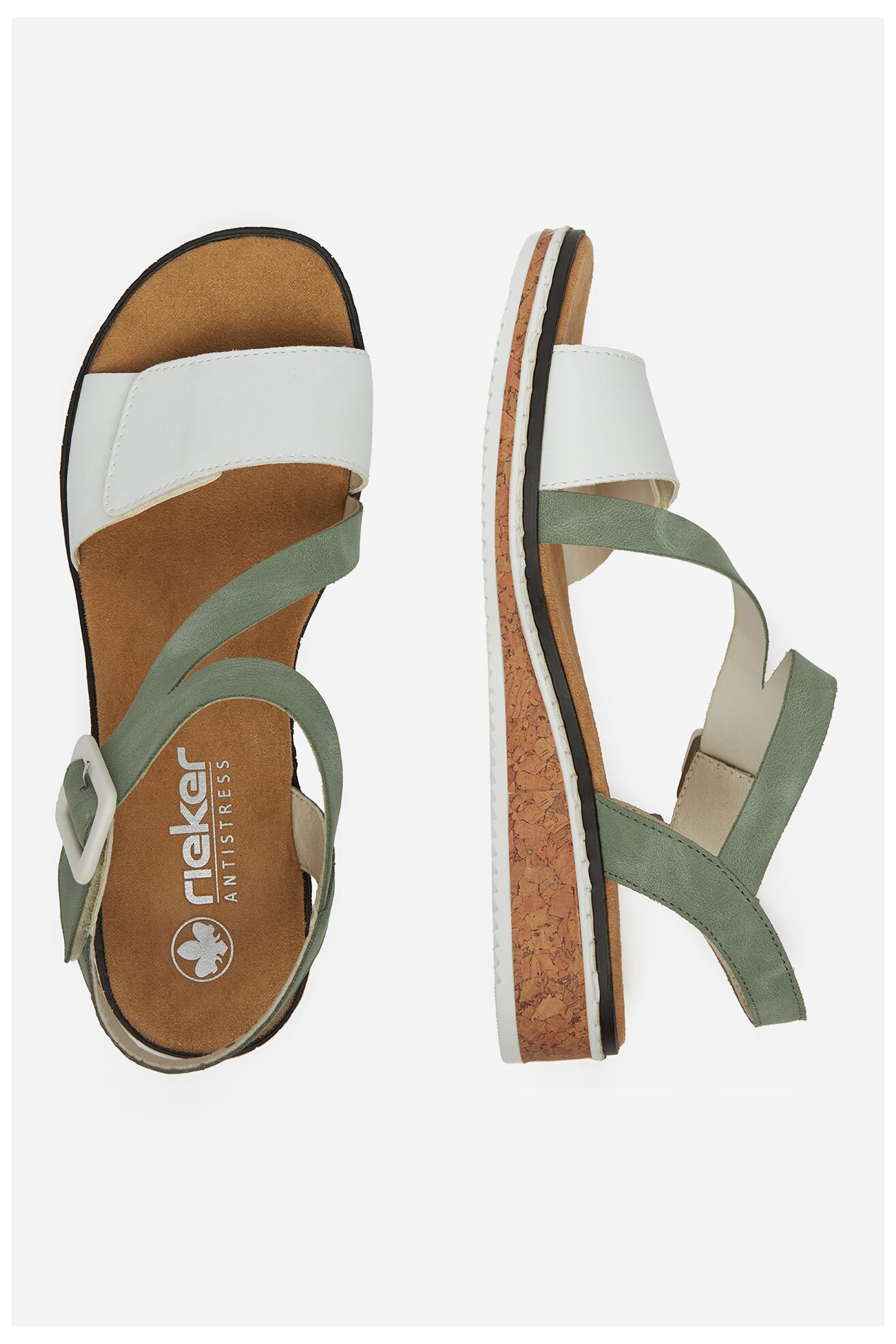 Сандали Rieker V3660-52 СВЕТЛОЗЕЛЕН