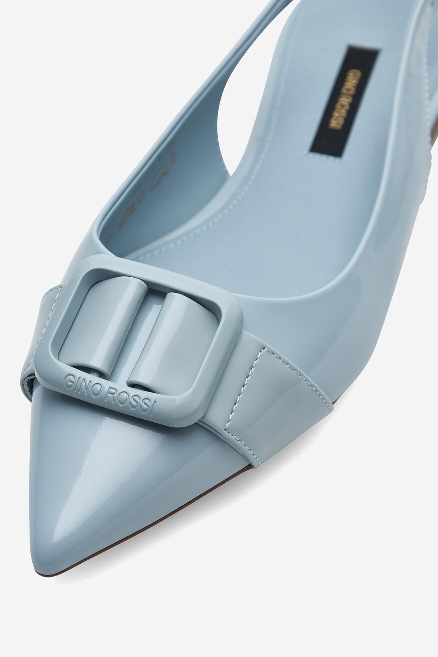 Gino Rossi - Skórzane baleriny - 5905588588474