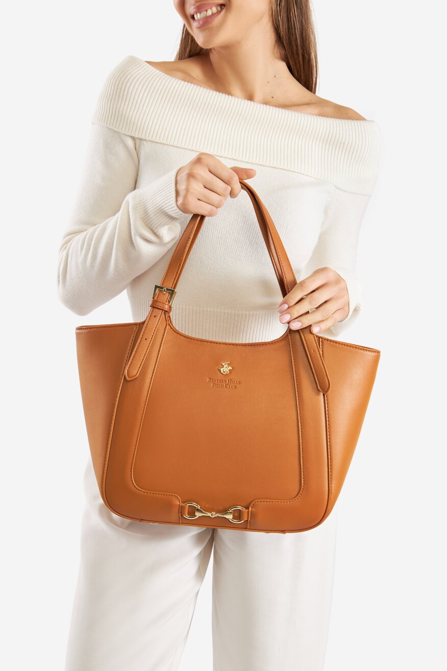 
                Kézitáska Beverly Hills Polo Club CAMEL - 5905588942016