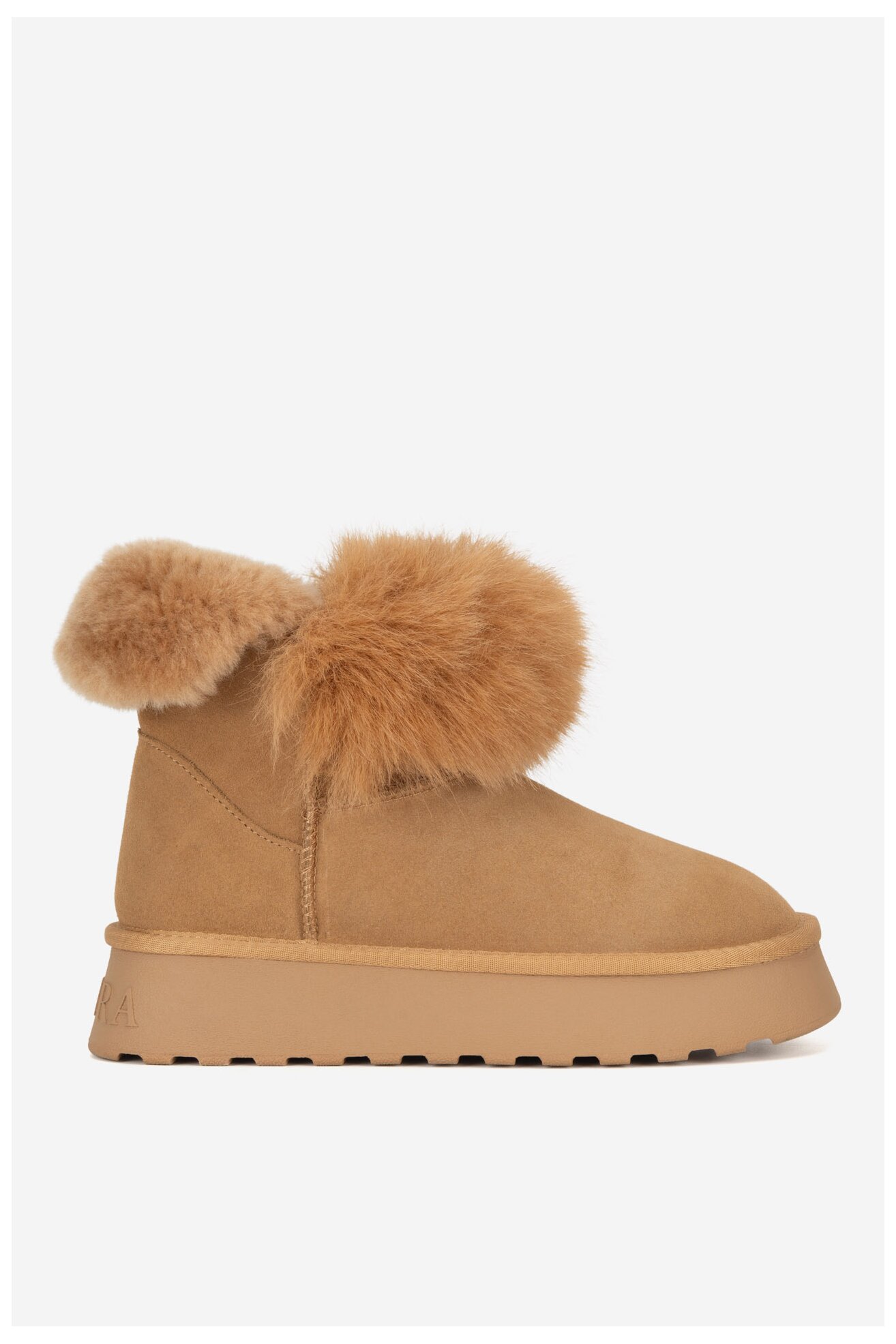 Kratke čizme Badura WFA3081-1 KAMEL