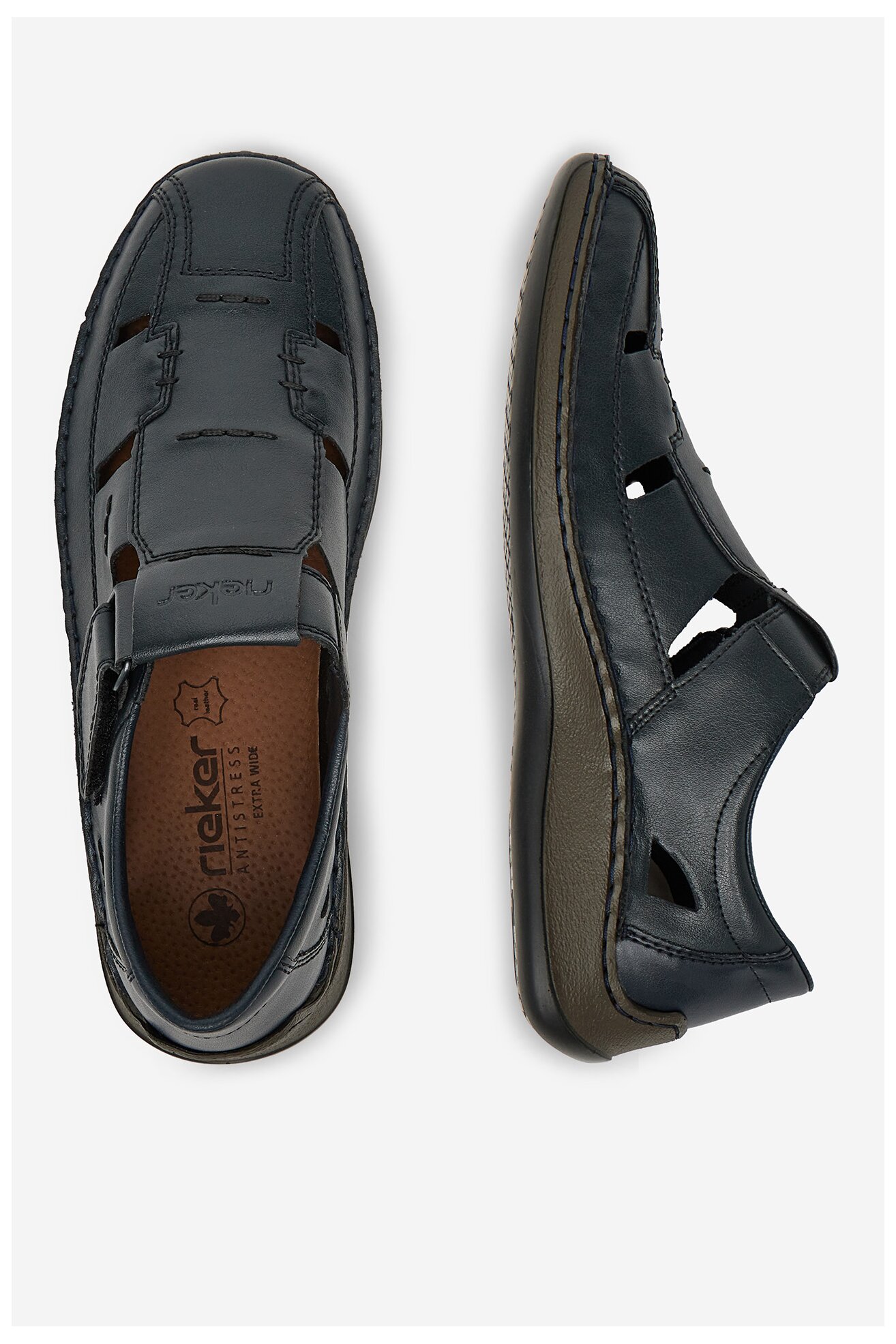 Sandały Rieker 05291-14 Granatowy