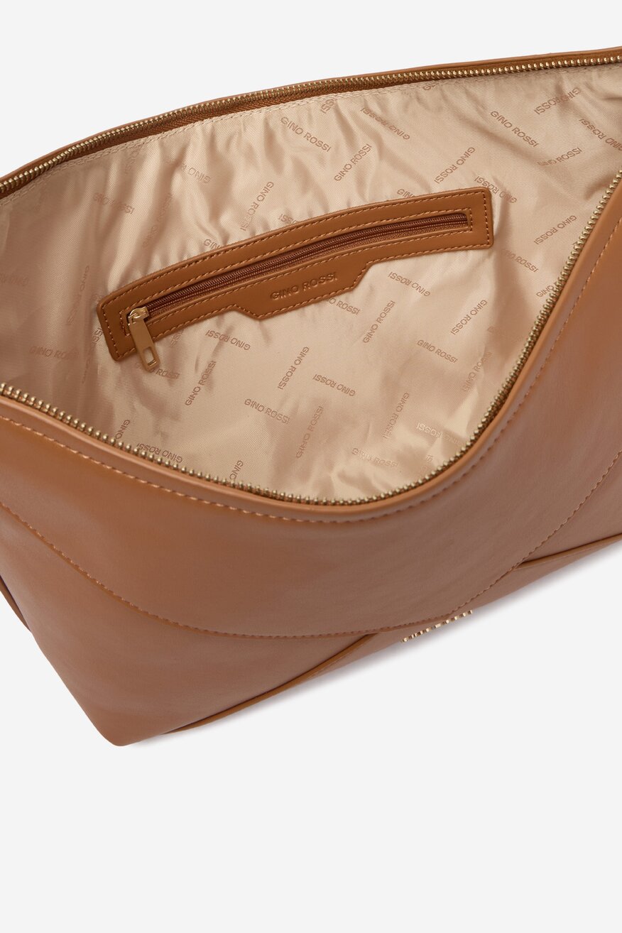 
                Дамска чанта Gino Rossi КАМЕЛ - 5906751623039