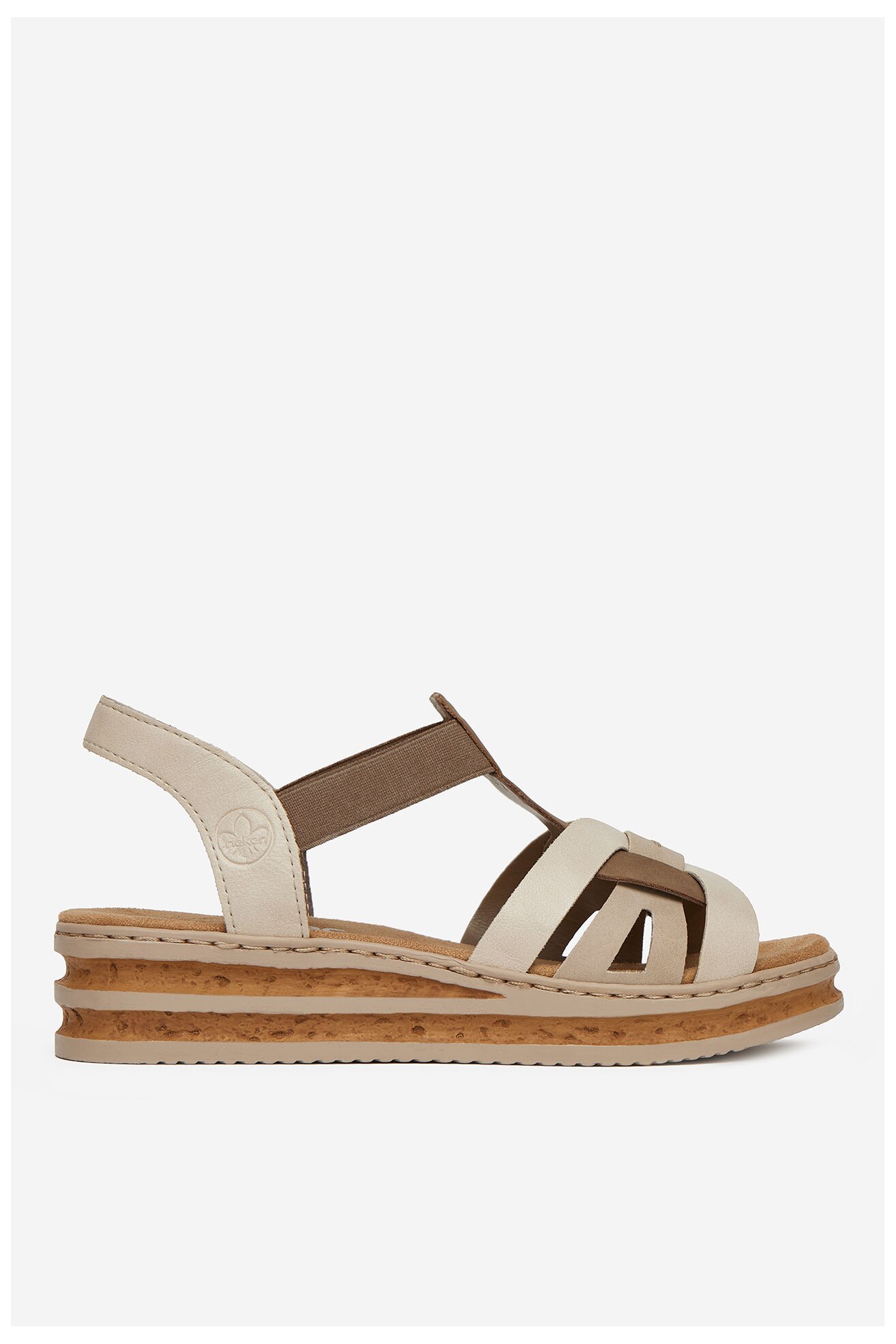 Сандали Rieker 62918-62 СЛОНОВА КОСТ