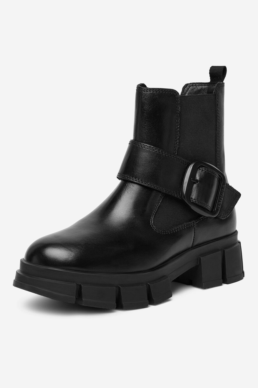 Badura - Botki skórzane ocieplane - 5906751293720