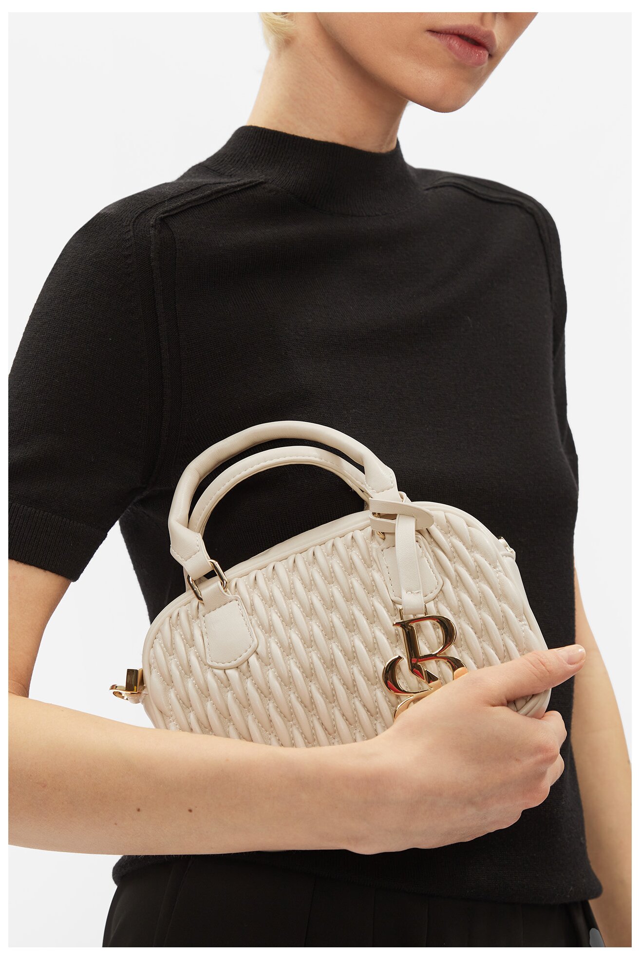 Kézitáska Badura TYL0226 BÉZS