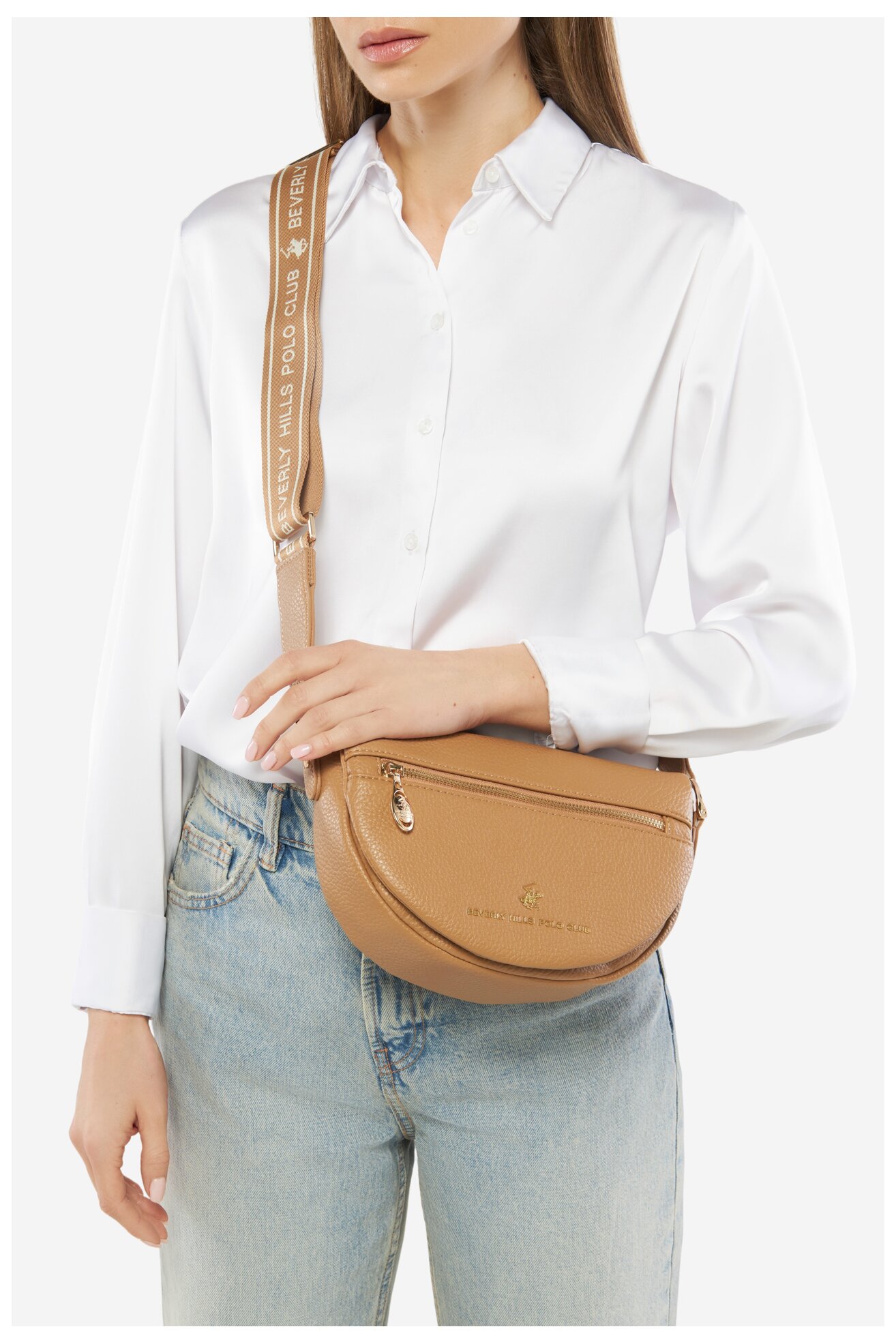 Kézitáska Beverly Hills Polo Club BHPC-C-009-07 CAMEL