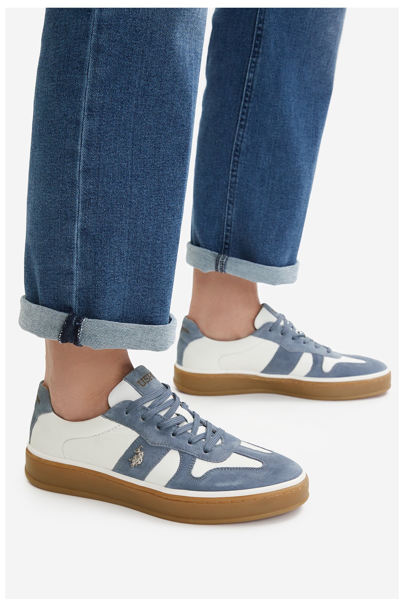 Sneakers U.S. POLO ASSN. EO-HAIRY001W/6LS1 Biały