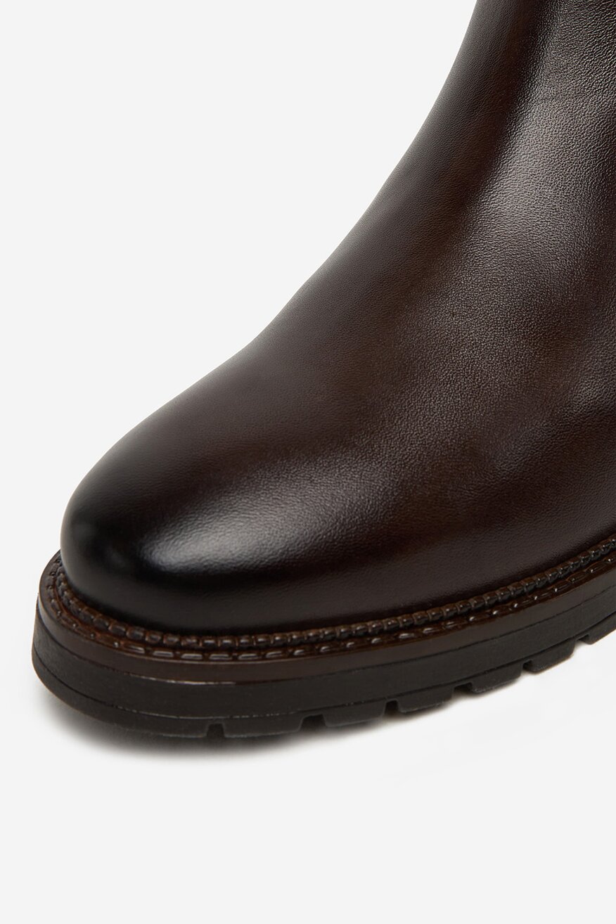 Lasocki - Botki skórzane ocieplane - 5906751406076