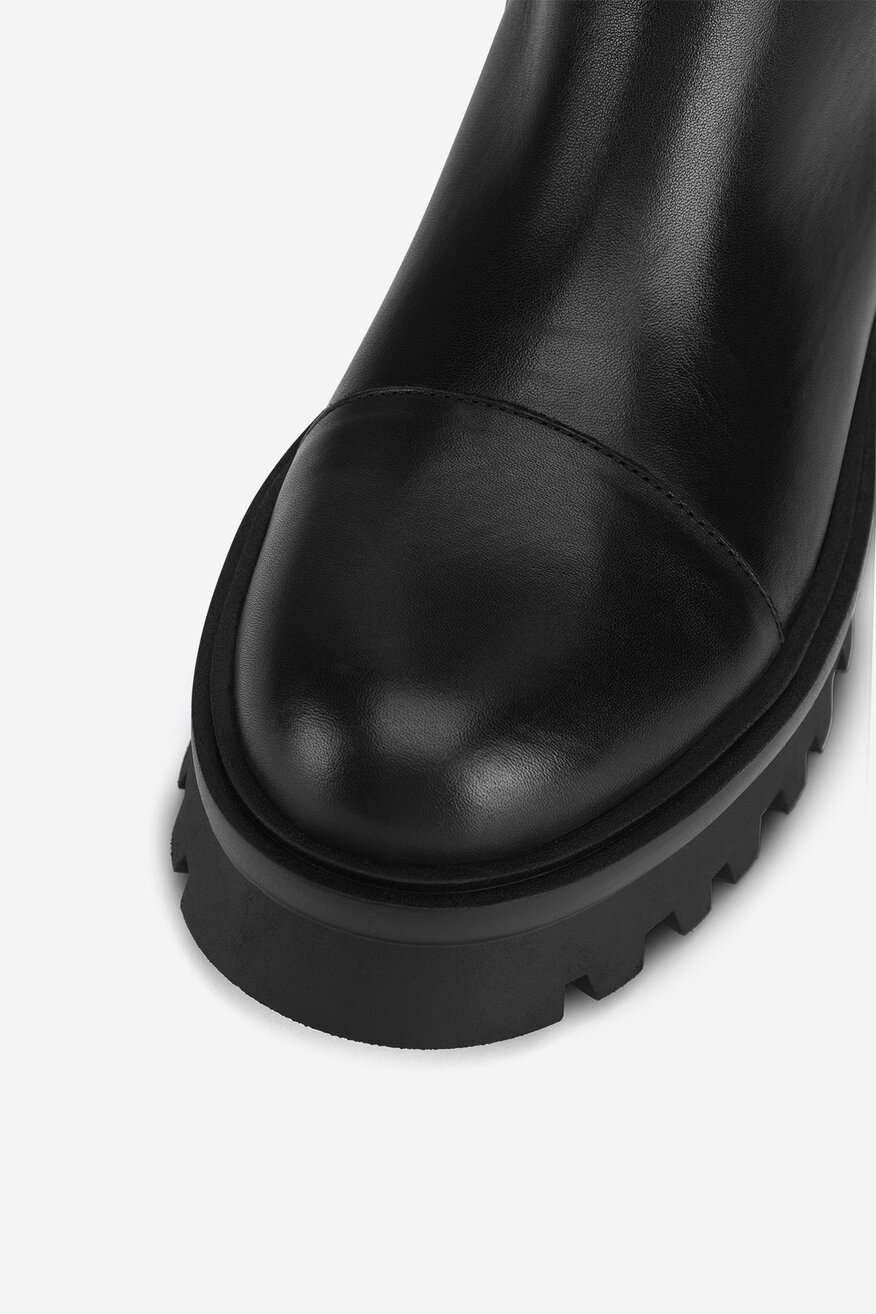 Badura - Botki skórzane - 5905588787365