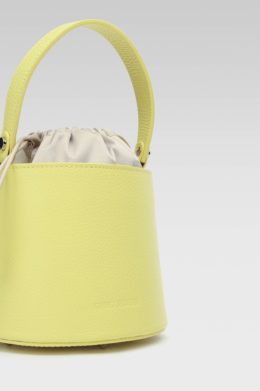 
                Gino Rossi - Torebka mała skórzana koszyk - 5904248540531