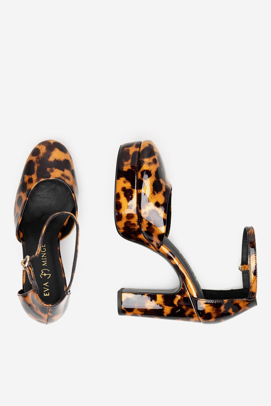 
                Елегантни обувки EVA MINGE ТЪМНОКАФЯВ - 5905588900450