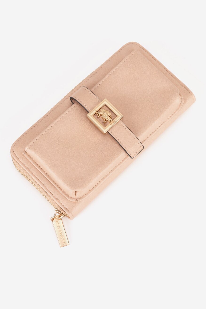 
                Дамски портфейл U.S. POLO ASSN. СВЕТЛОРОЗОВ - 5905588970866