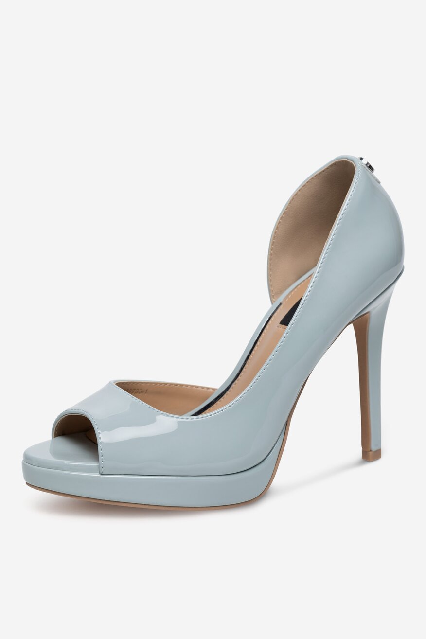 Pantofi cu toc NINE WEST ALBASTRU DESCHIS - 5905588605492