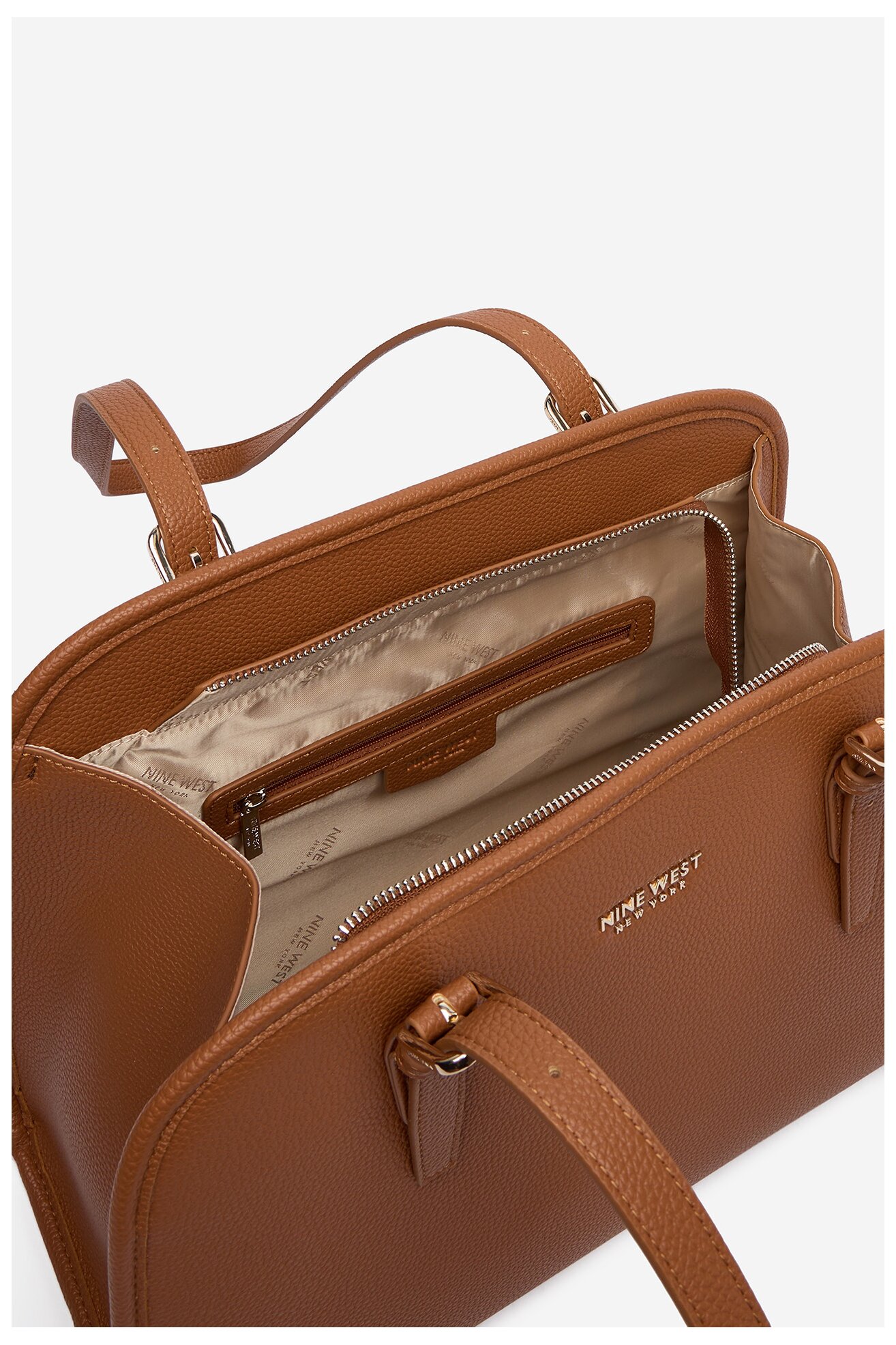 Kézitáska NINE WEST CEO-AGNES-LA482-3038 CAMEL