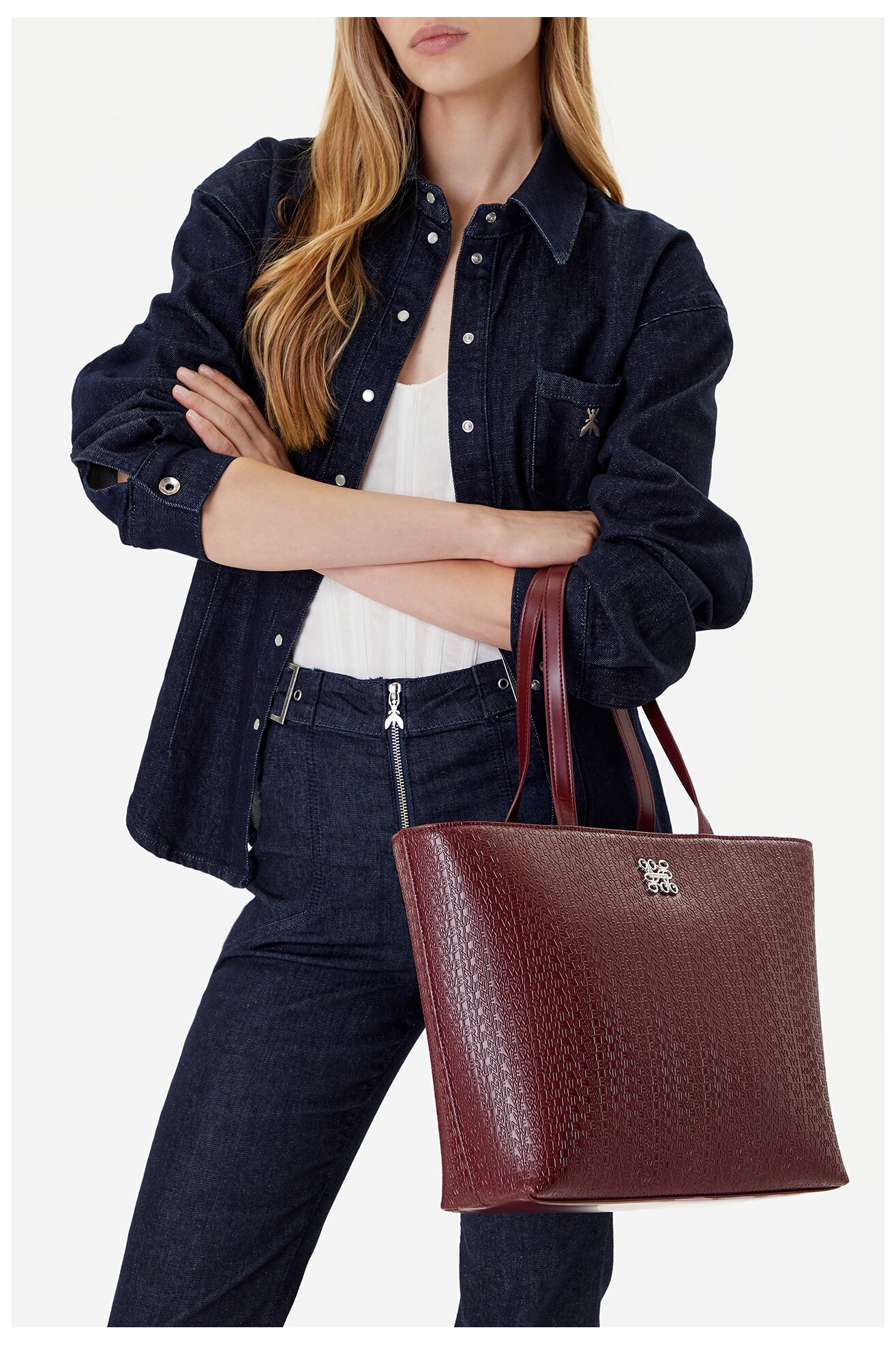 Kézitáska NINE WEST CEO-HAMPSHIRE-IV-LDA8170 BORDÓ