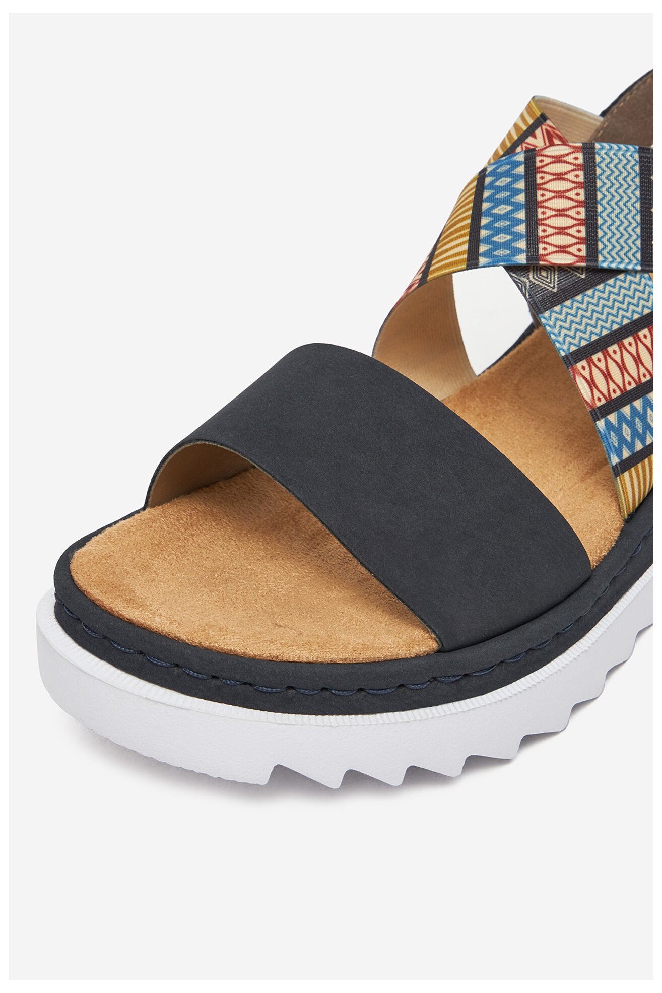 Sandały Rieker V44G8-14 Granatowy ciemny