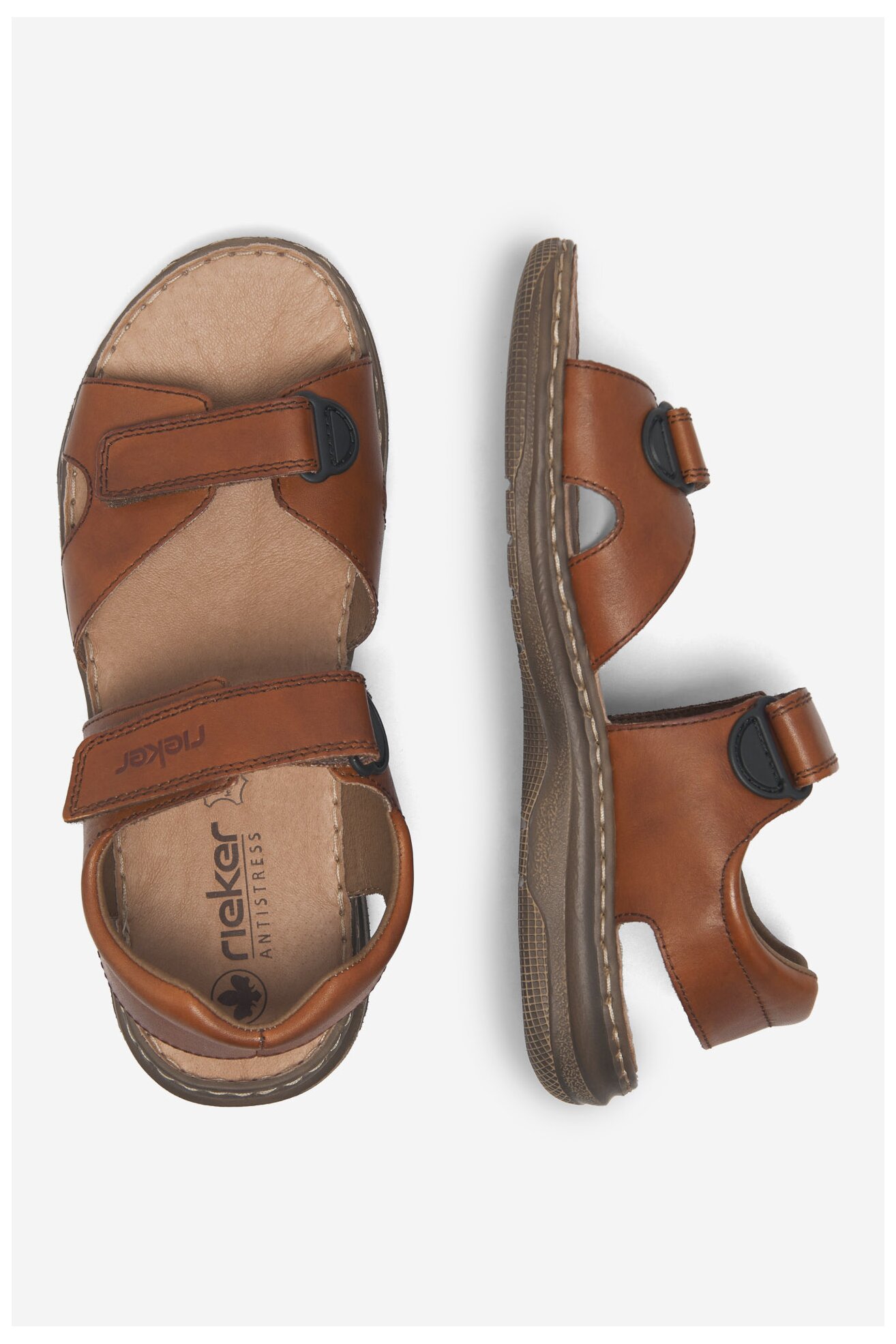 Sandały Rieker 21461-24 Brązowy