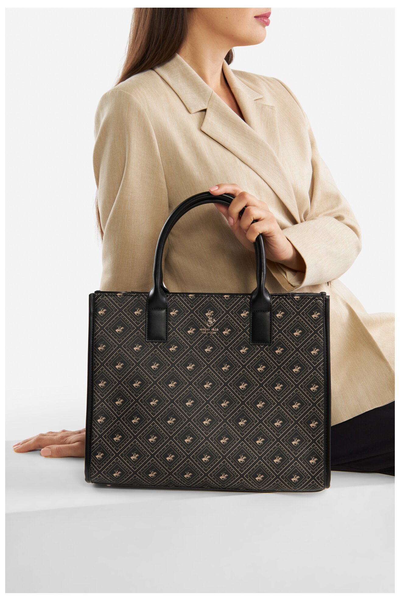 Torebka Beverly Hills Polo Club BHPC-S-003-07 Czarny