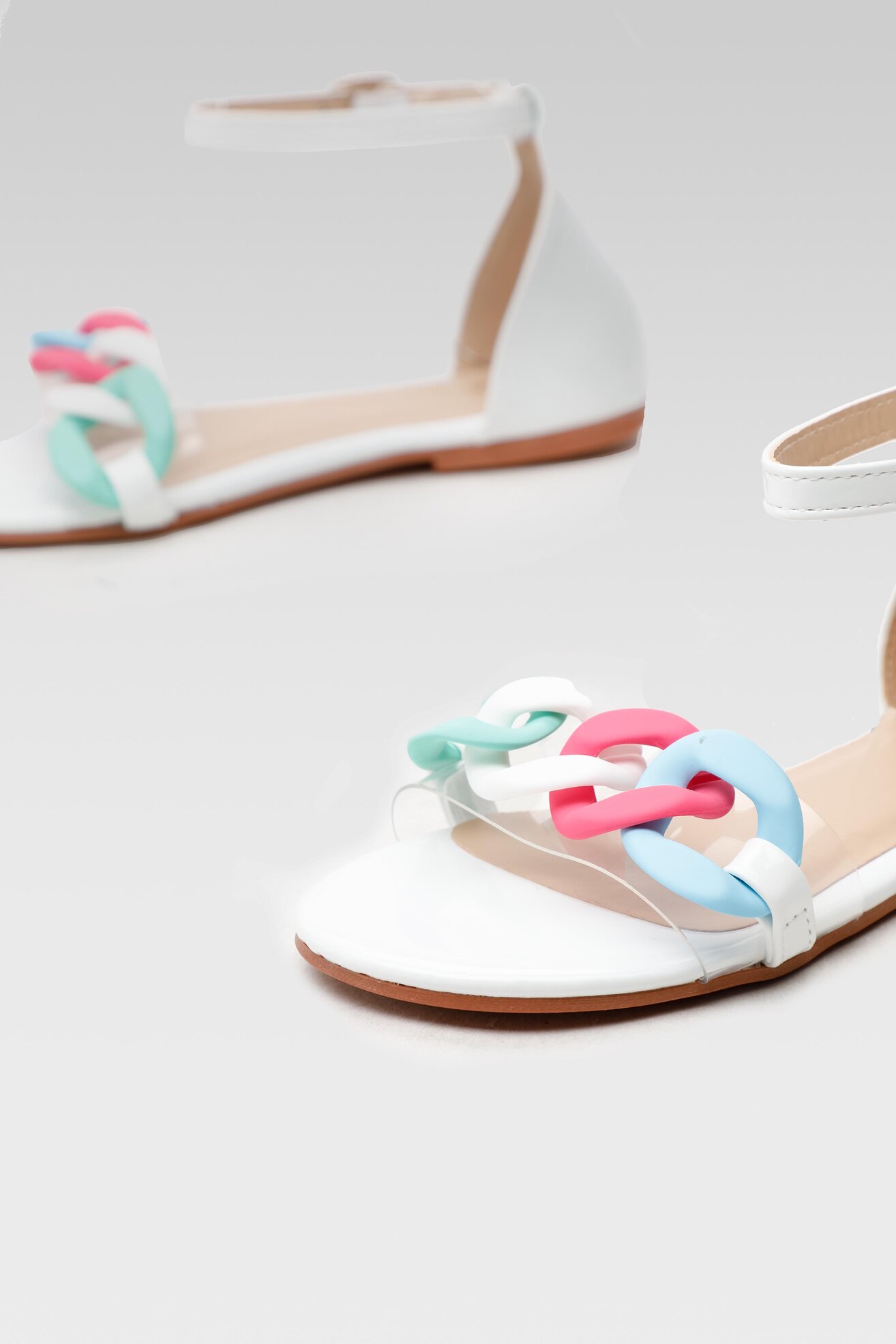 Sandały DeeZee CS123456 Biały