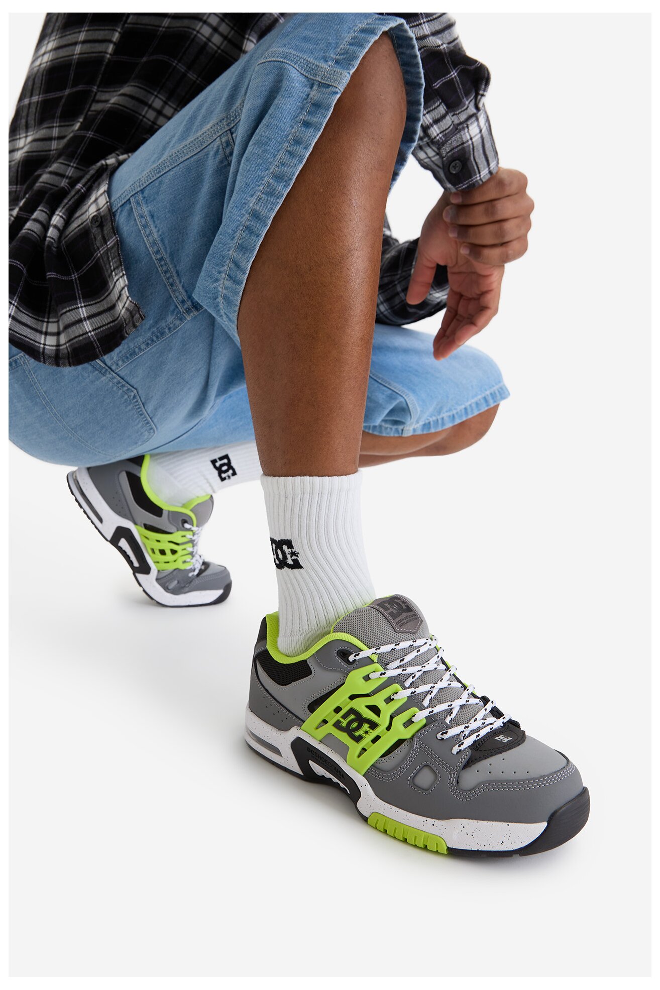 Кросівки спортивні DC Shoes EO-AT-2 DC02906025 СІРИЙ