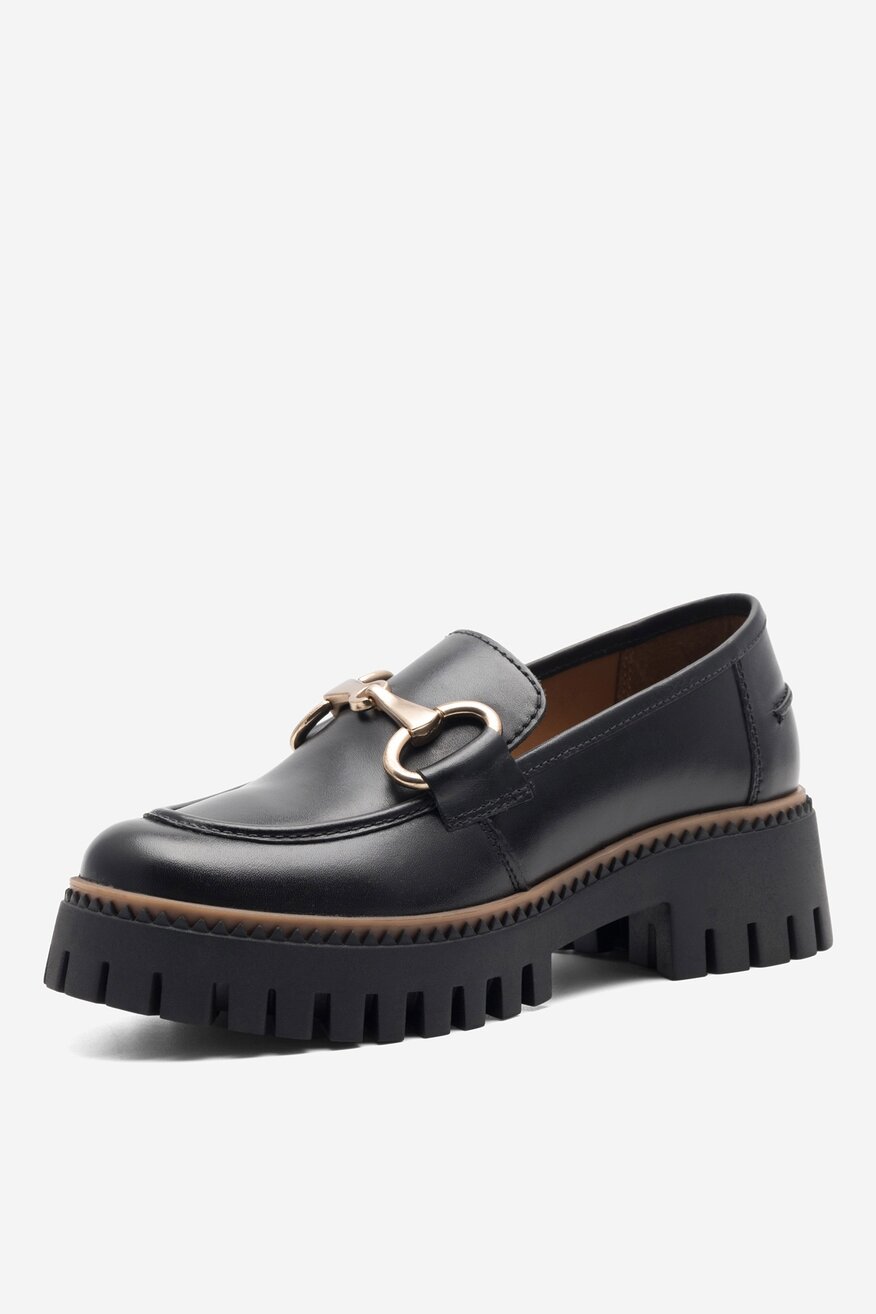 Sergio Bardi - Loafersy skórzane - 5905588849261
