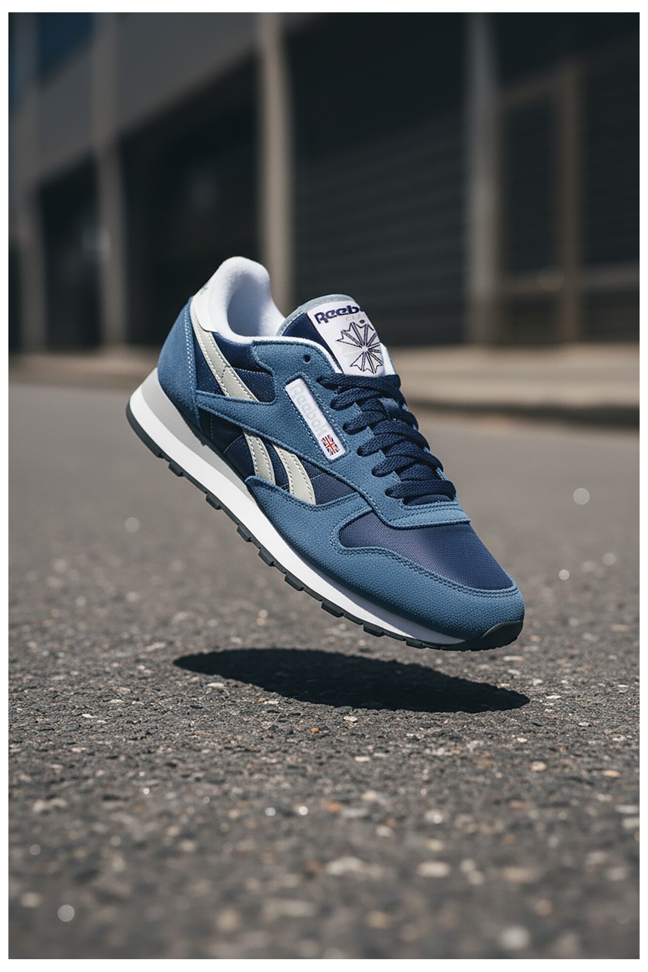 Încălțăminte sport Reebok EO-CLASSIC LEATHER 100230514 BLEUMARIN