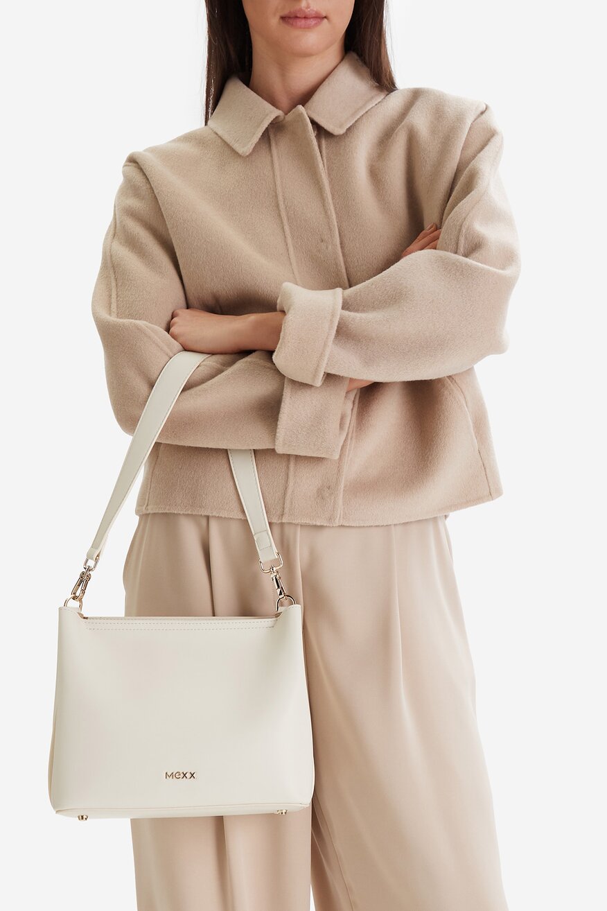 
                Дамска чанта Mexx СЛОНОВА КОСТ - 5906751554661