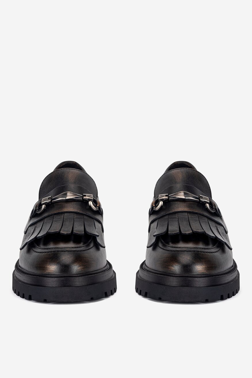 Gino Rossi - Loafersy skórzane - 5905588818137