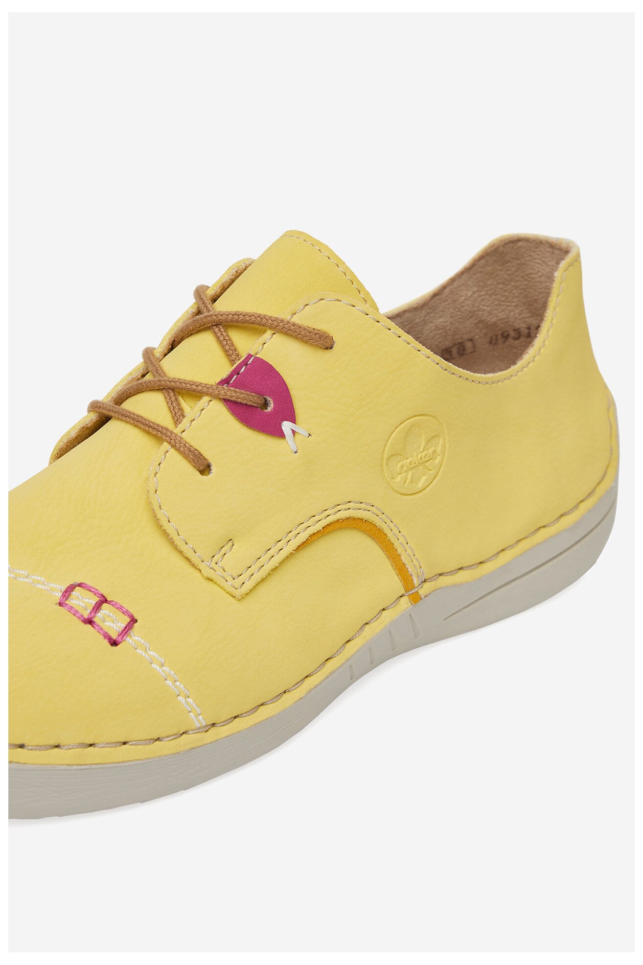 Pantofi casual Rieker 52528-68 GALBEN DESCHIS