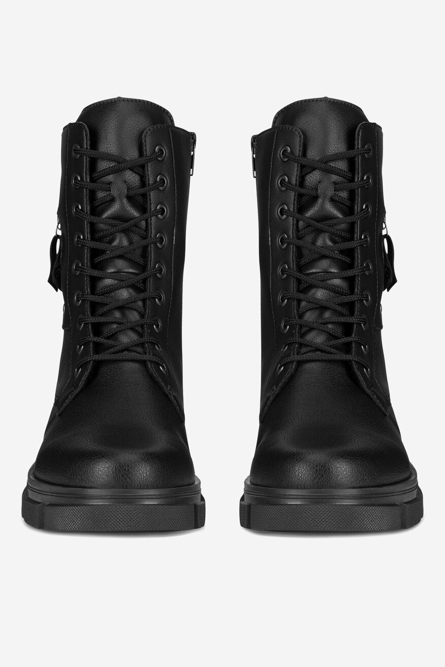 Rieker - Trzewiki skórzane ocieplane - 2230062965544