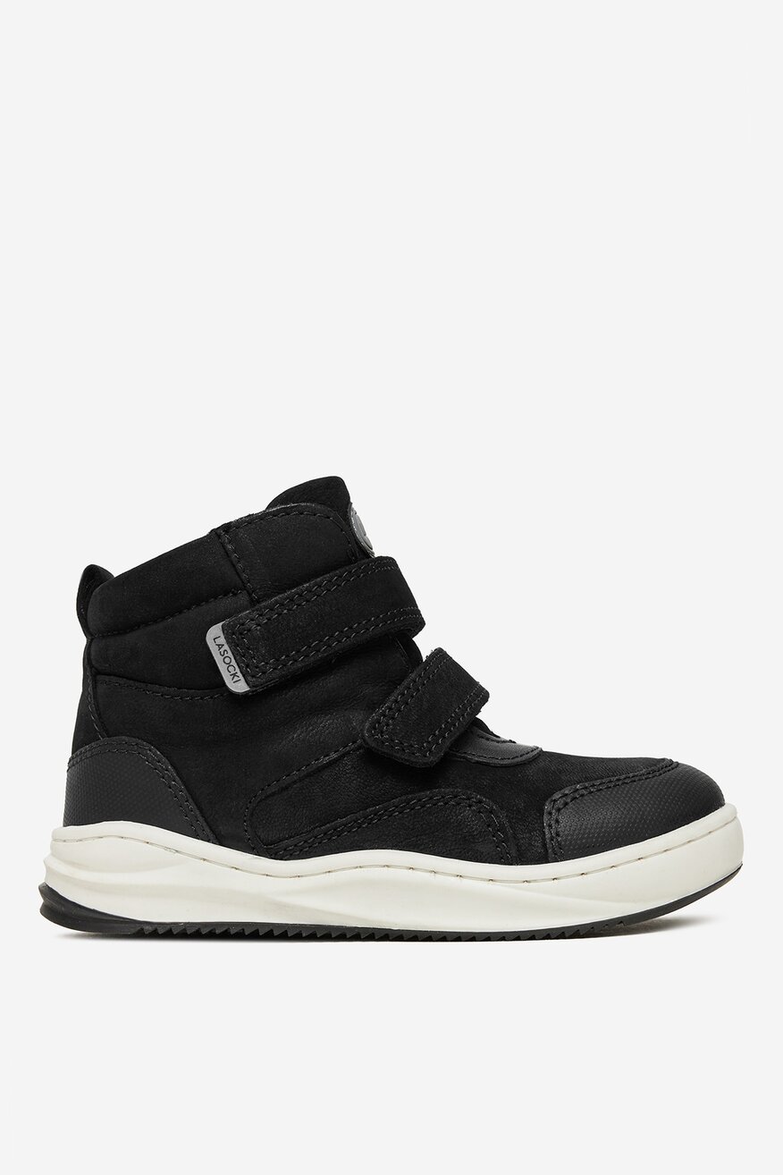 Šněrovací vyšší obuv Lasocki Kids ČERNÁ - 5906751200049