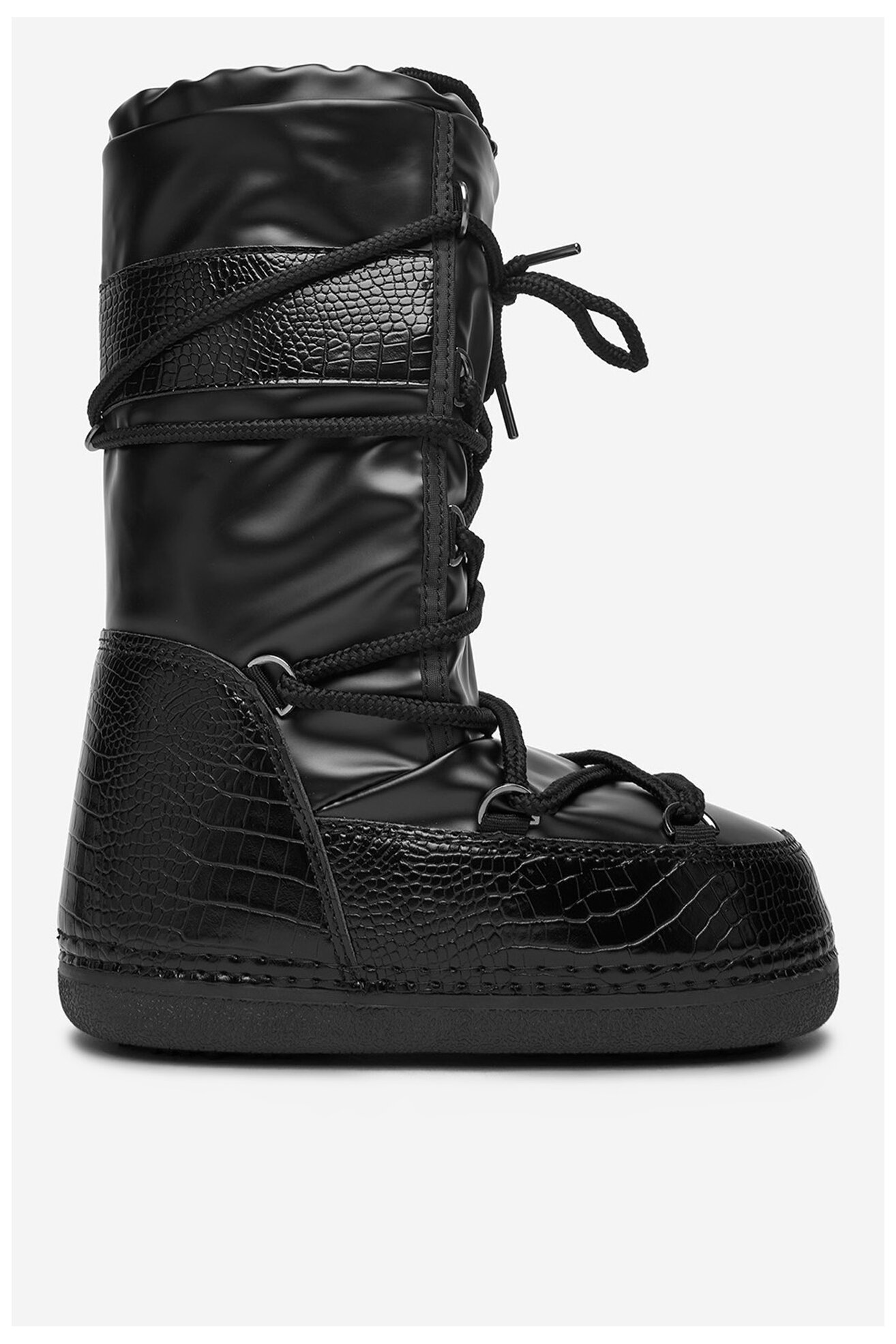 Csizma DeeZee NS9032-01 FEKETE