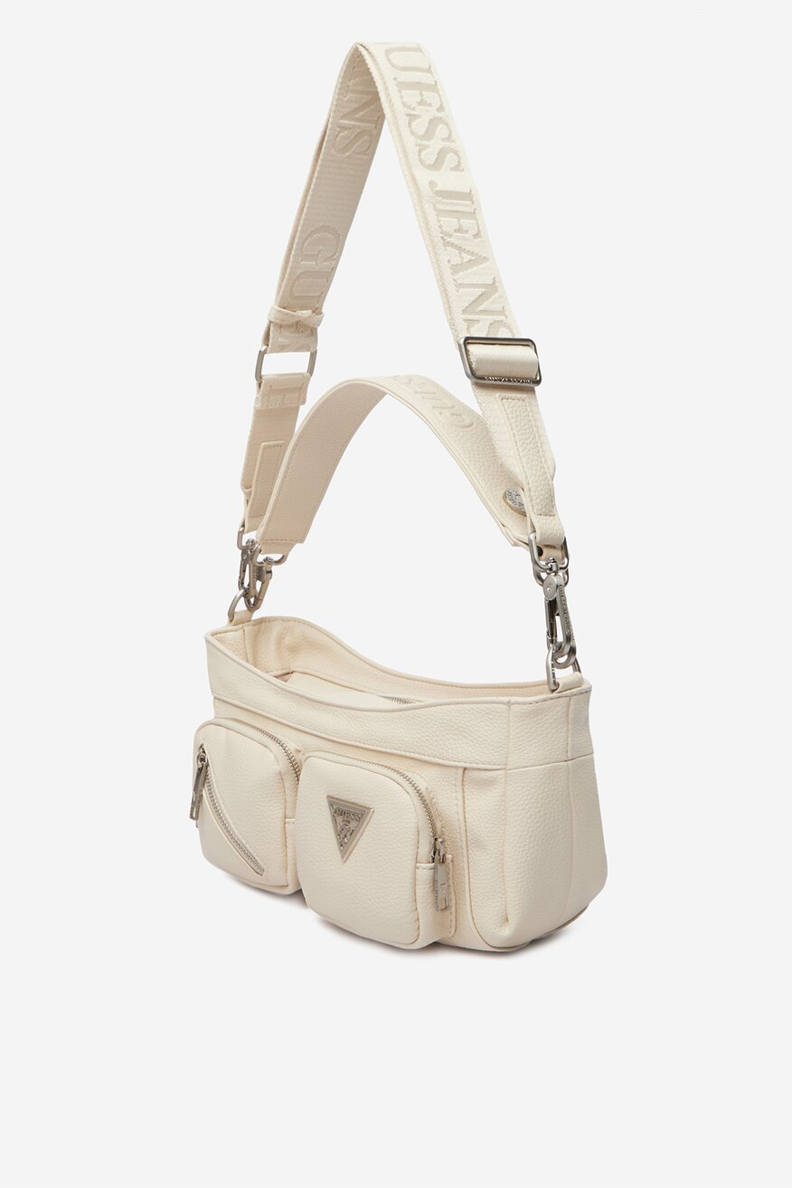 
                Сумка З Ремінцем GUESS JEANS ІВОРИ - 5906751878095