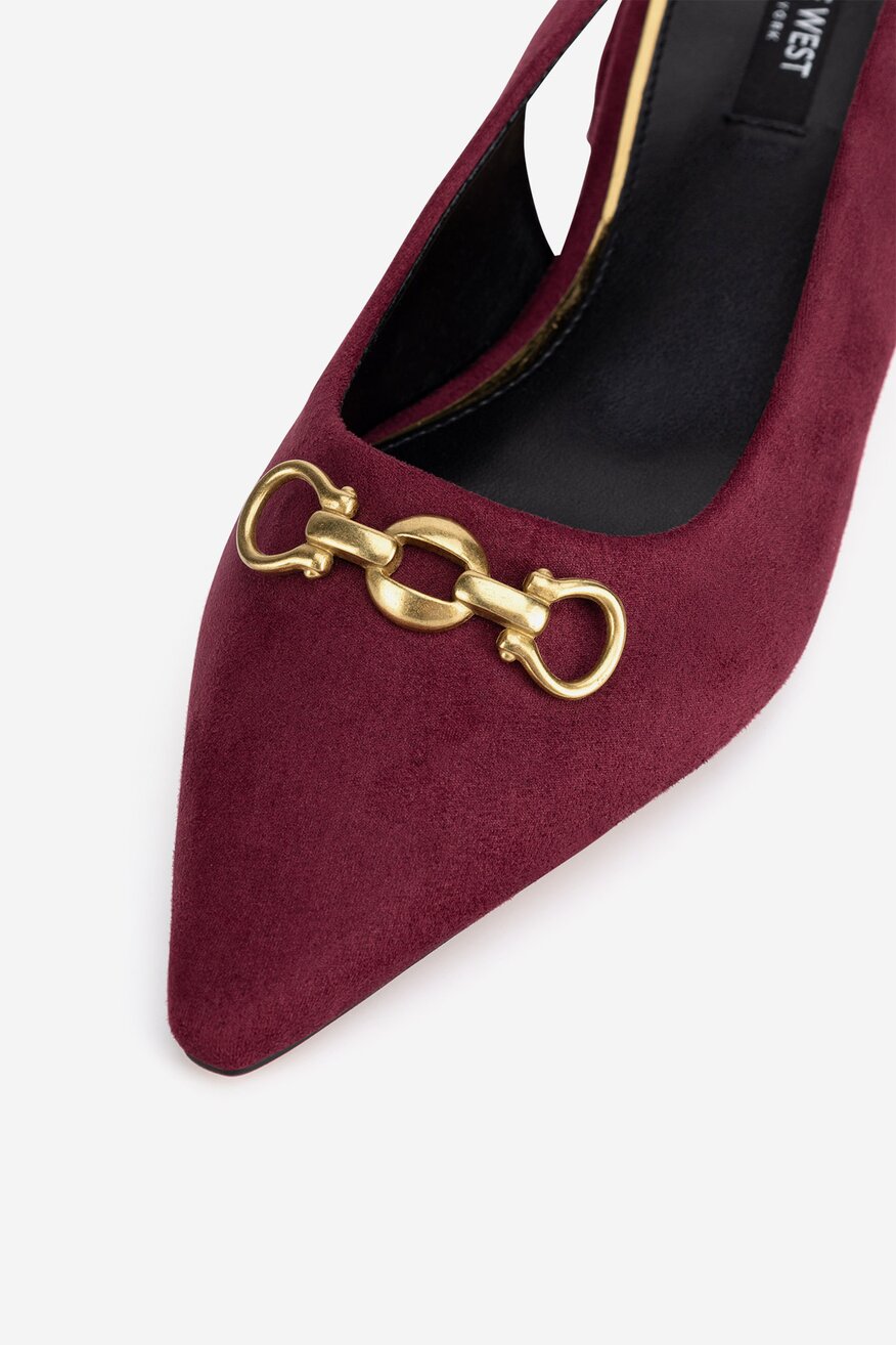 
                NINE WEST - Baleriny z odkrytą piętą - 5905588889748