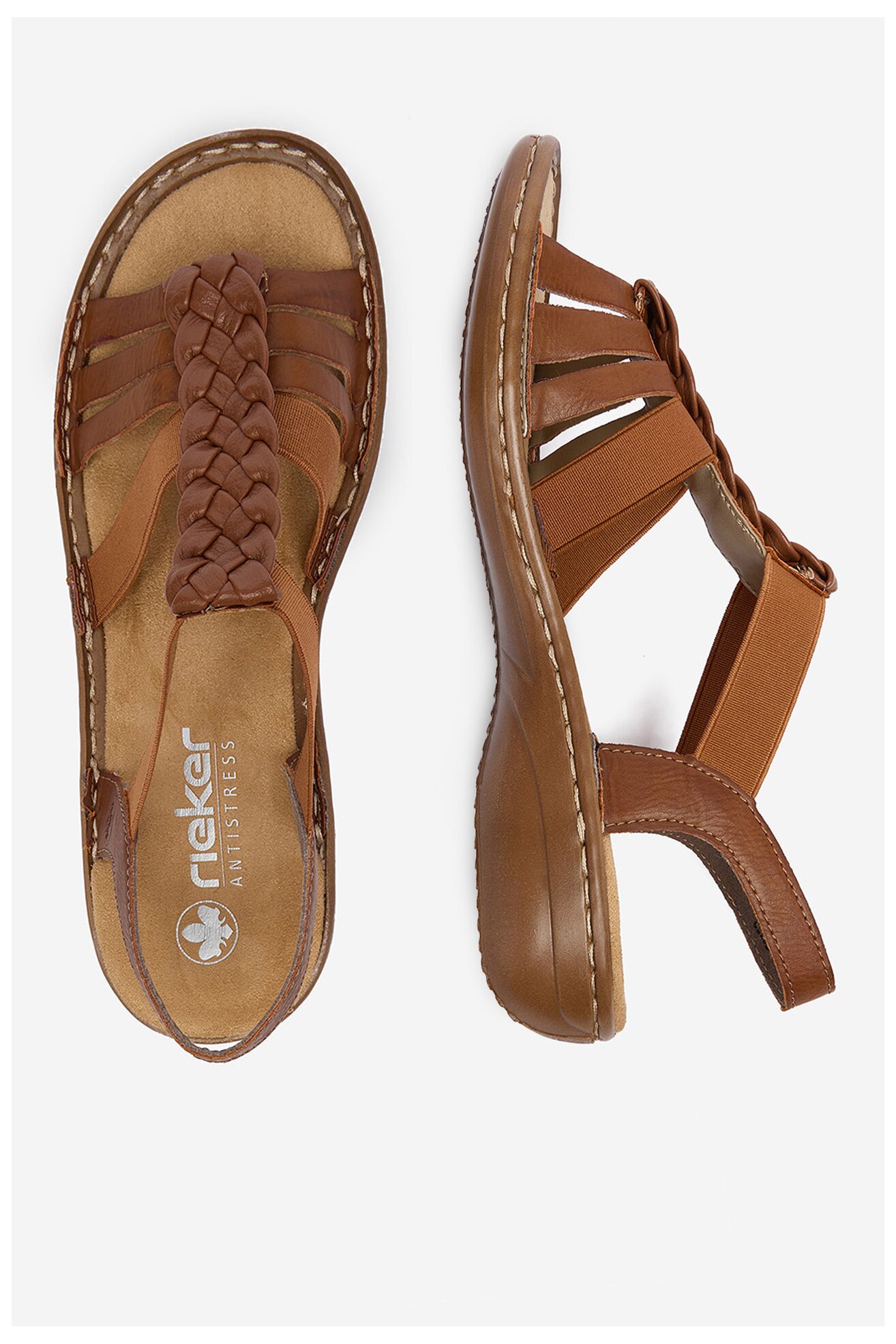 Сандали Rieker CEO-60809-24 СВЕТЛОКАФЯВ