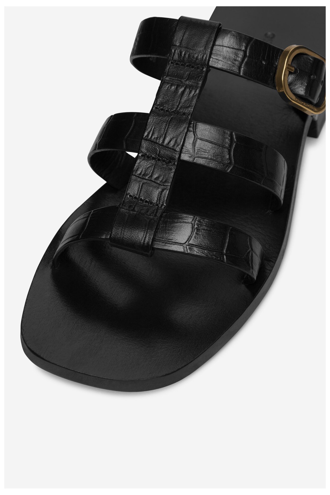 Klapki Gino Rossi MALI-112791 Czarny