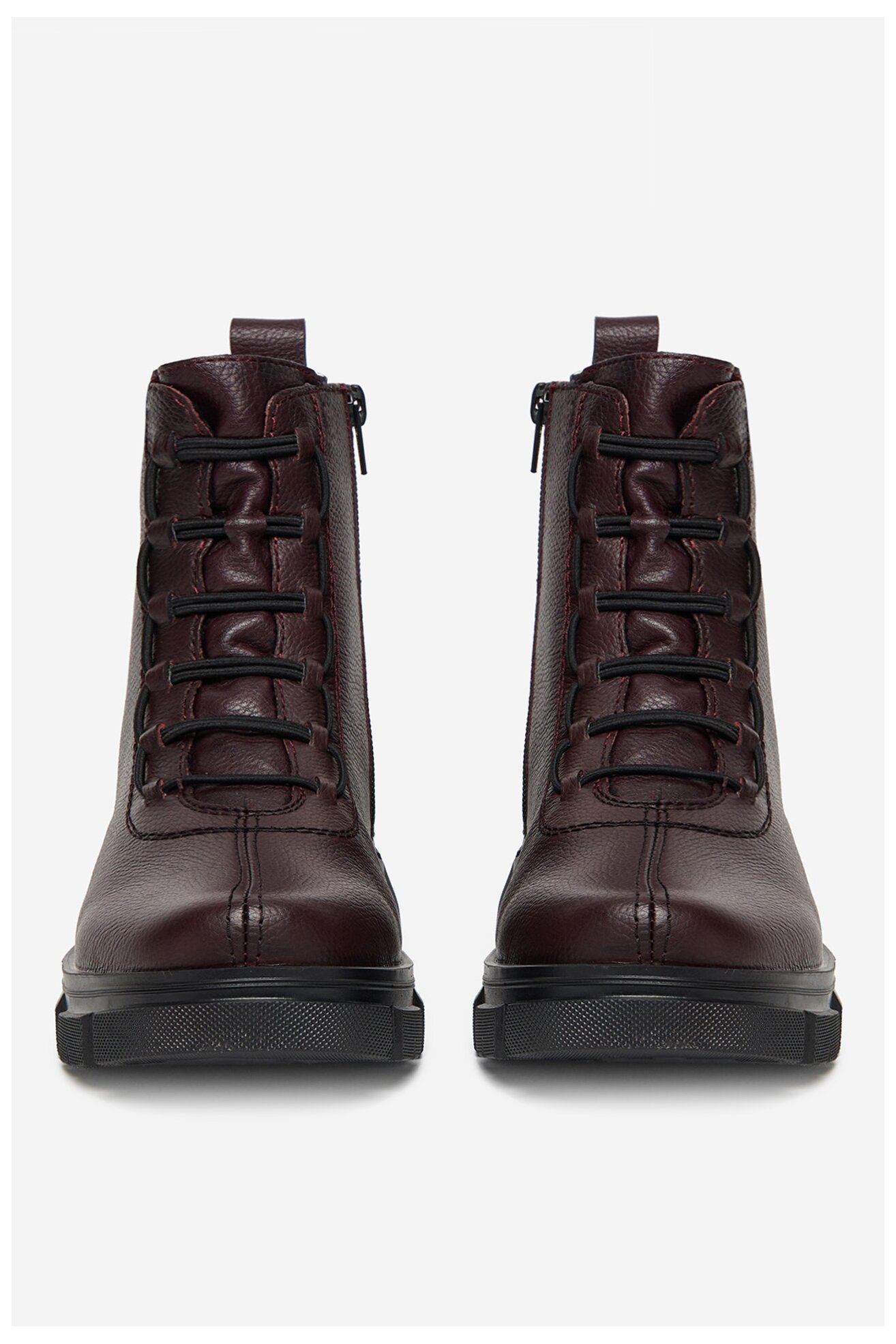 Trzewiki Rieker Y7150-35 Bordowy