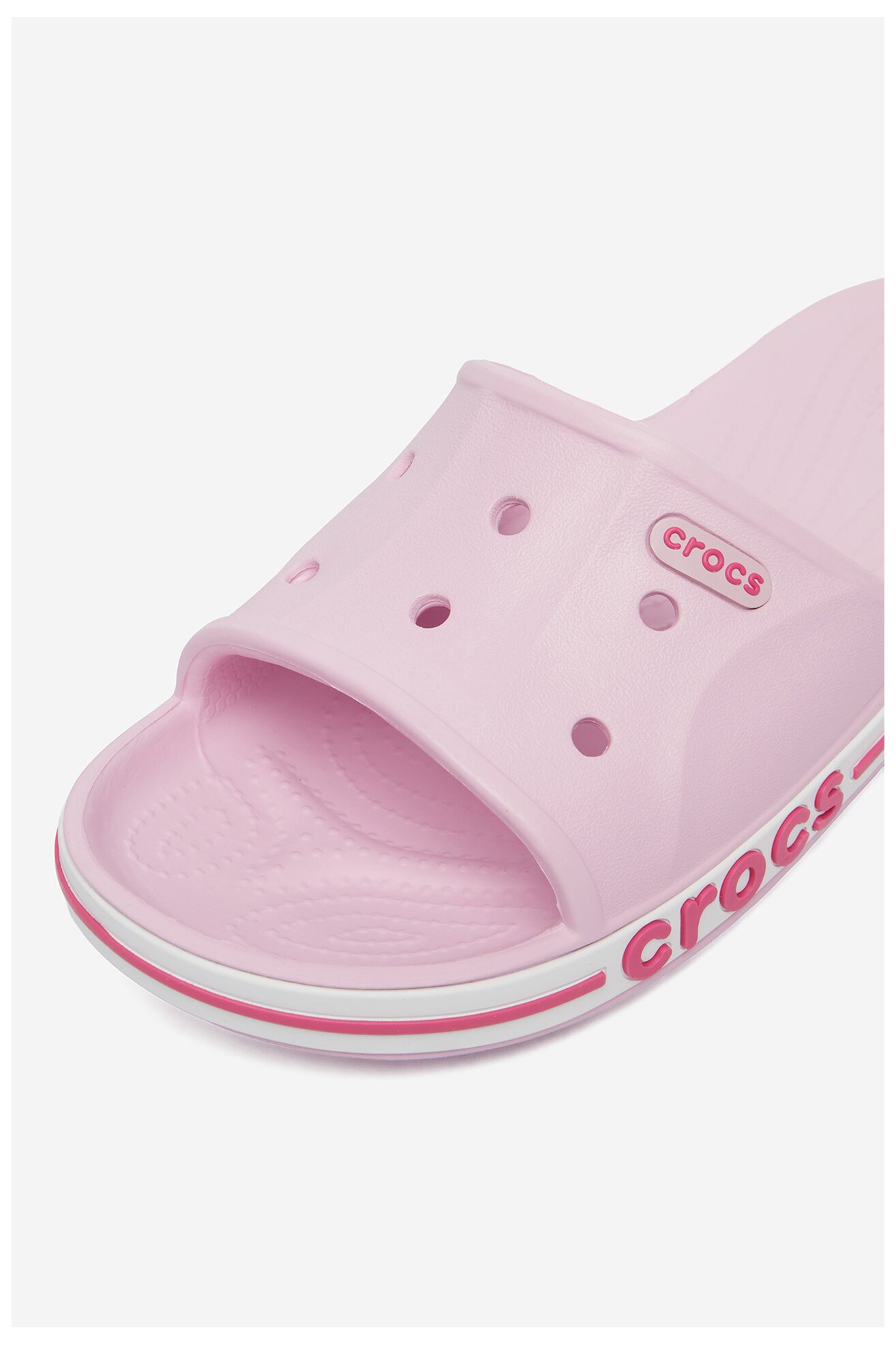 Klapki basenowe Crocs C-BAYABAND SLIDE 205392-6TG Różowy