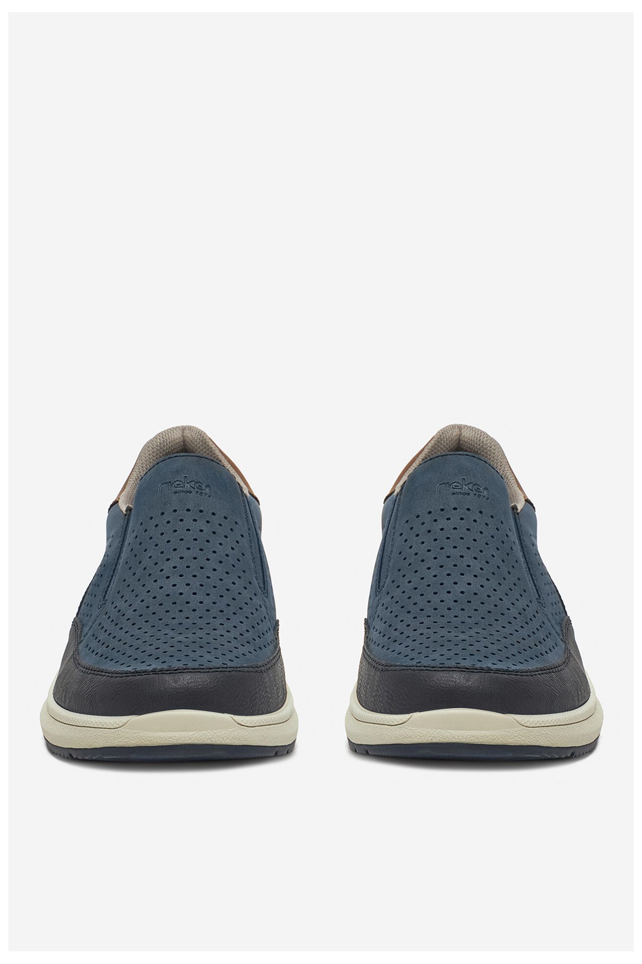 Polobotka Rieker 16952-14 TMAVĚ MODRÁ