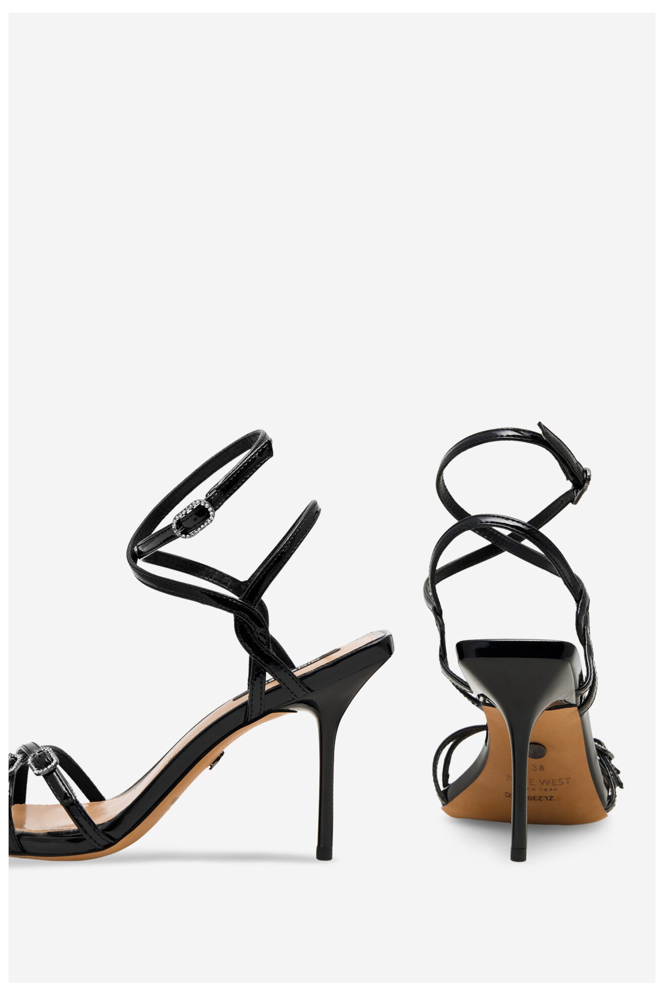 Sandały NINE WEST ZL23014CC Czarny