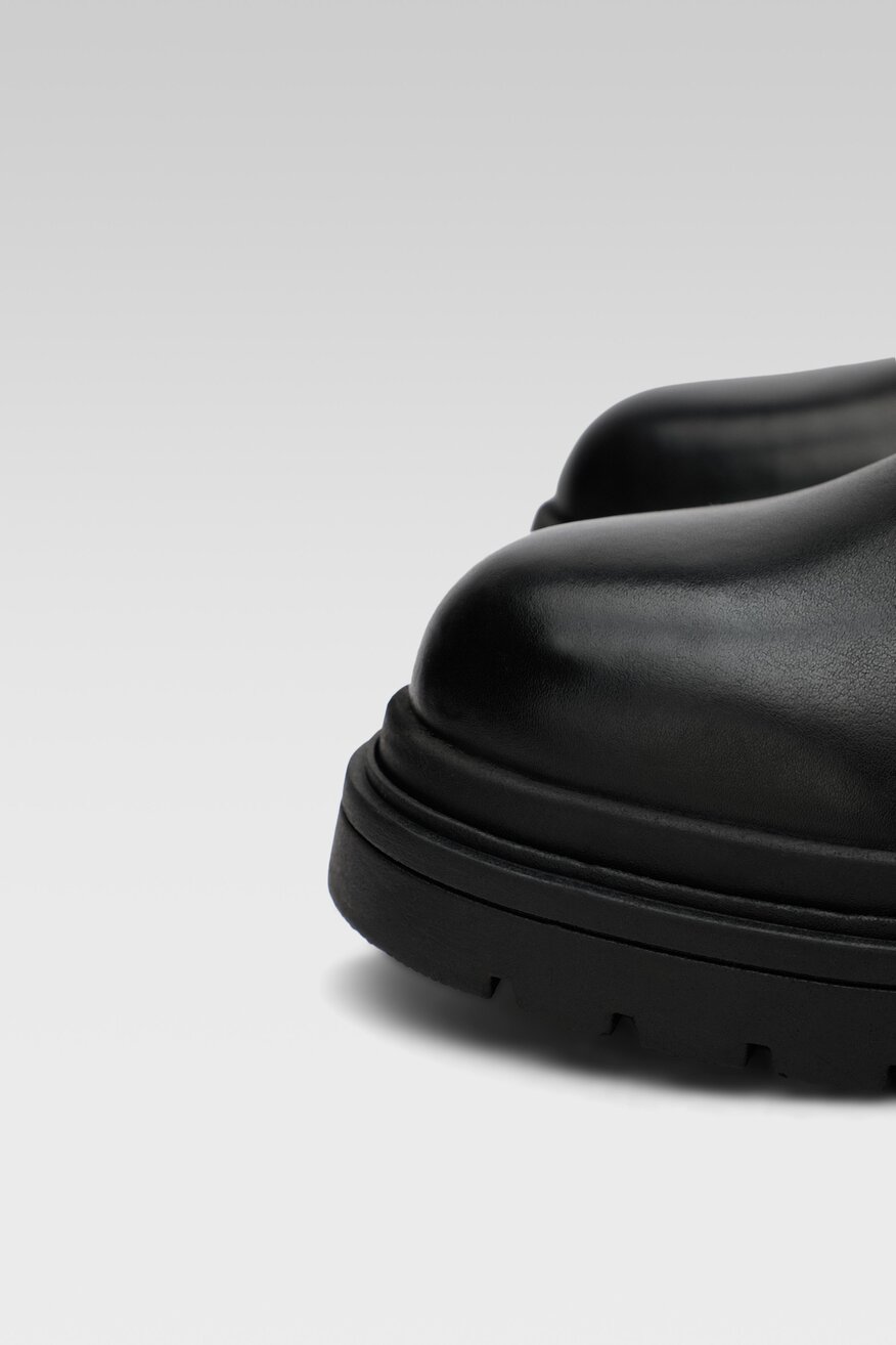 
                Badura - Skórzane półbuty czarne - 5904862379982